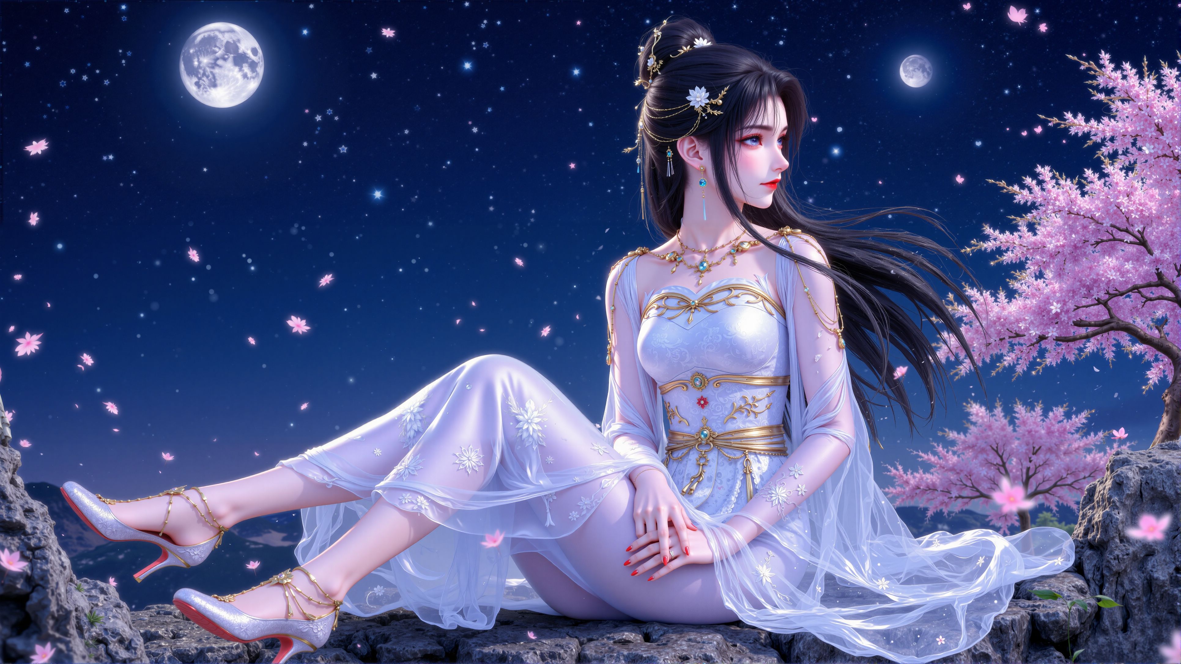 花前月下-清漪#完美世界#国漫  第3张