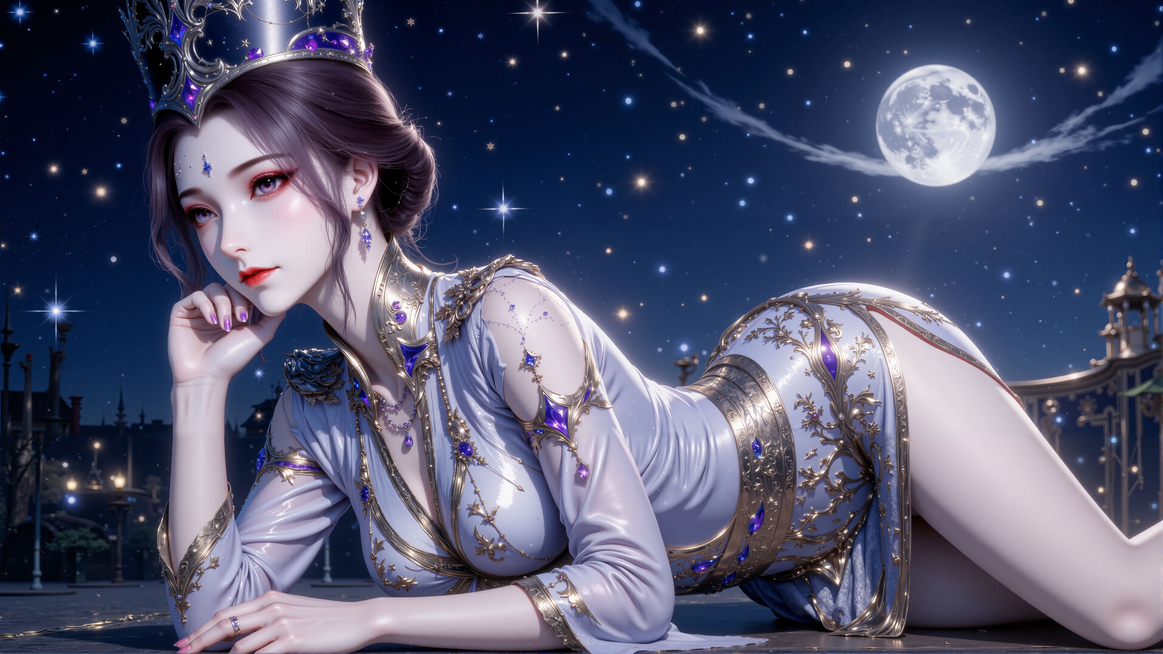 月光下的比比东#斗罗大陆#国漫推荐  第5张