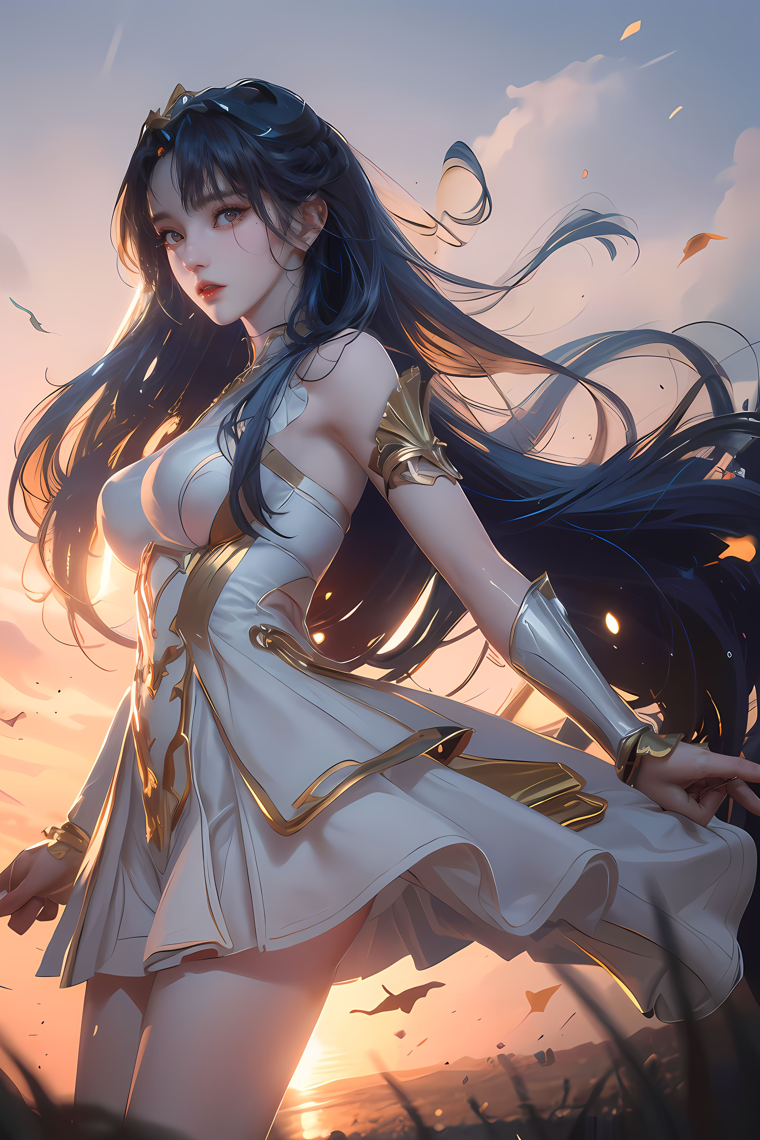 斗罗大陆，永远的小舞。小舞献祭的画面让人永生难忘。#二次元 #动漫 #斗罗大陆 #小舞 #ai绘画  第3张