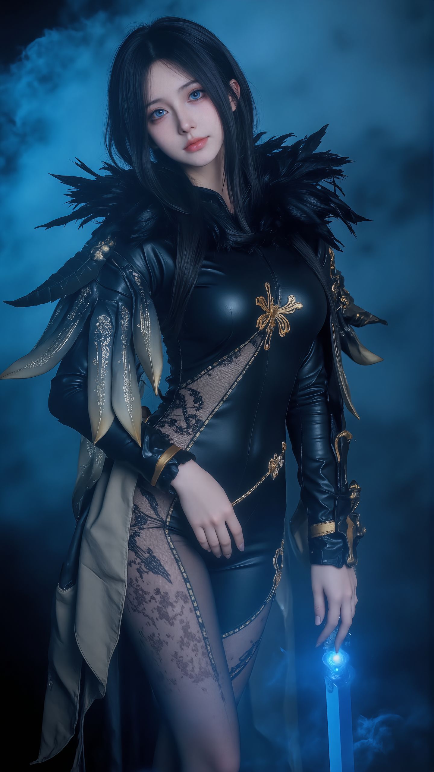 快来参见大师姐。#秦义绝 #剑灵 #一种很新的cosplay  第1张