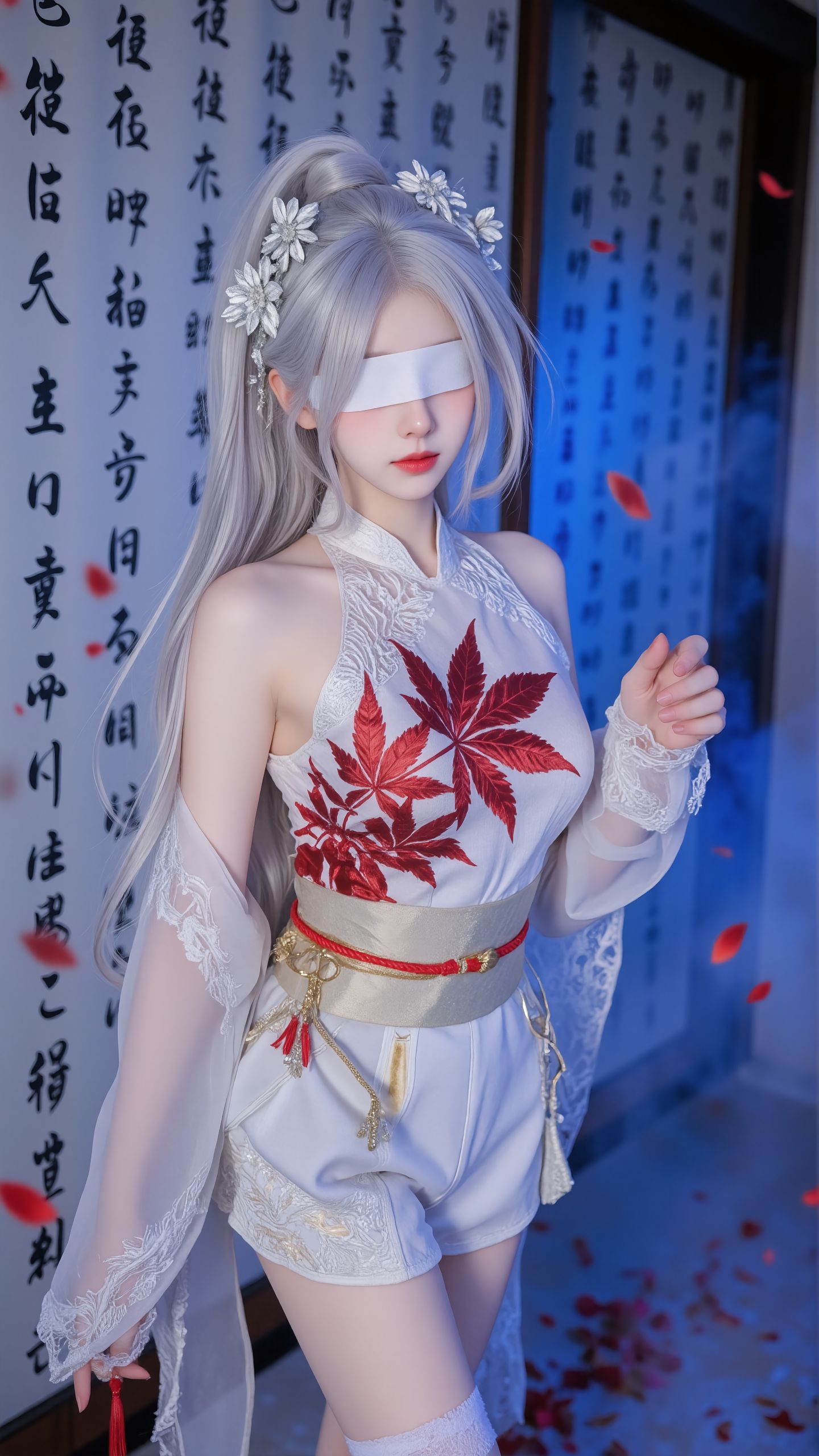 你喜欢红色还是白色的宁红夜？。#cosplay #宁红夜 #永劫无间  第3张