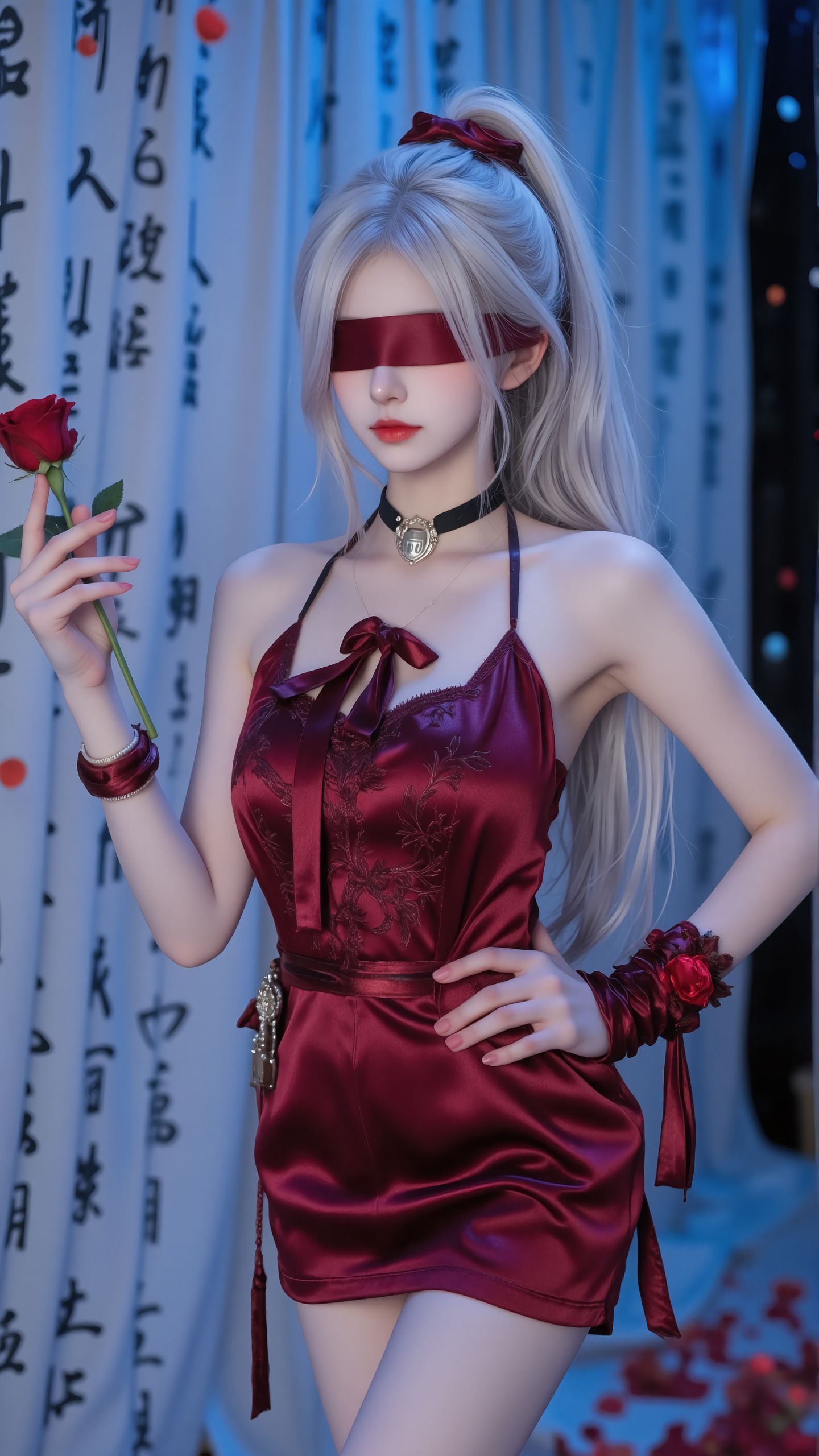 你喜欢红色还是白色的宁红夜？。#cosplay #宁红夜 #永劫无间  第4张