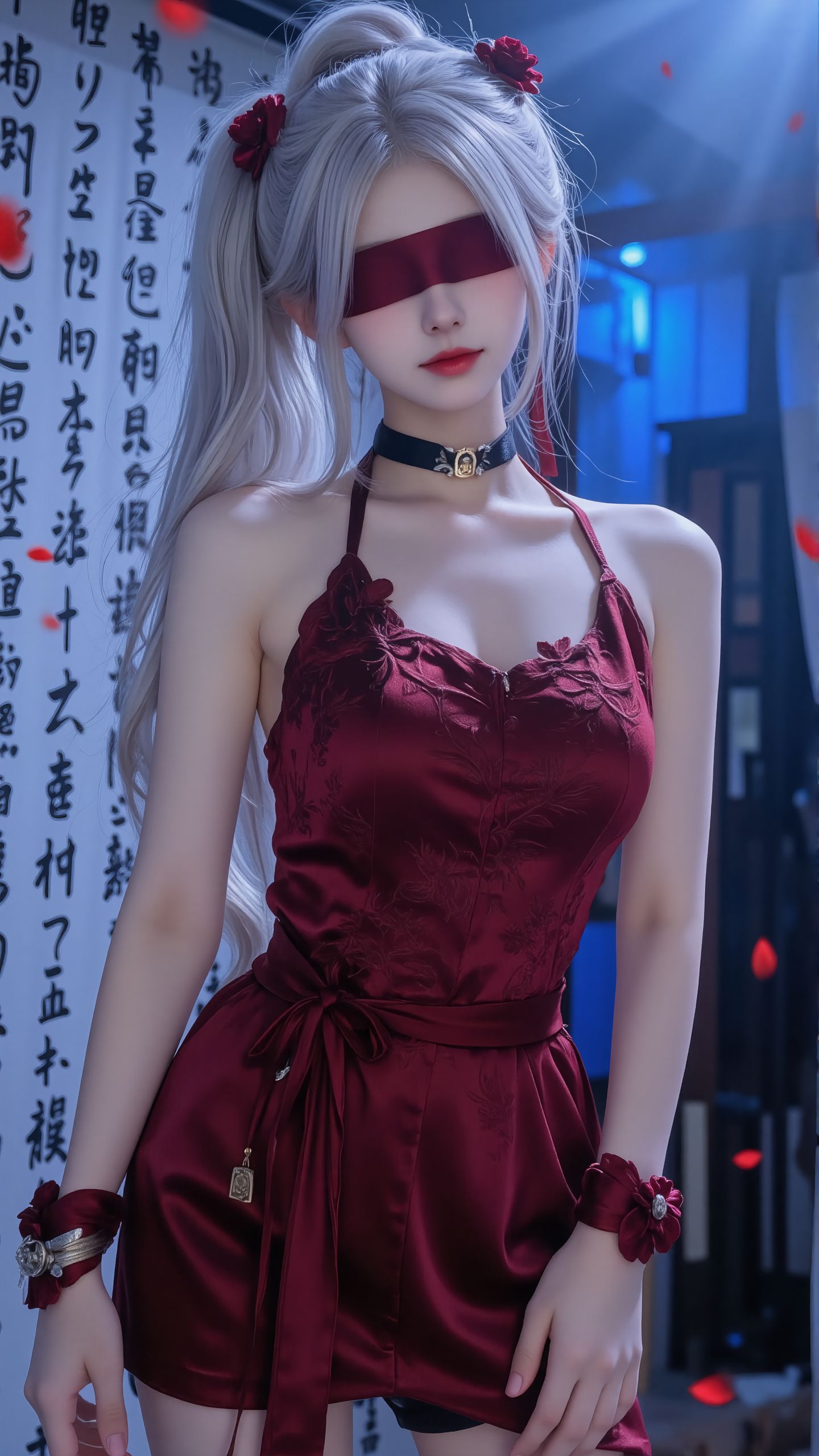 你喜欢红色还是白色的宁红夜？。#cosplay #宁红夜 #永劫无间  第6张