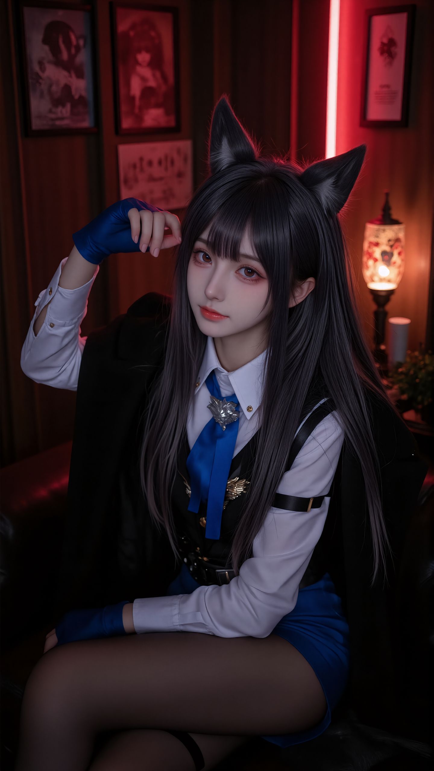 这是你喜欢的缄默德克萨斯么？。#缄默德克萨斯 #二次元 #明日方舟  第1张