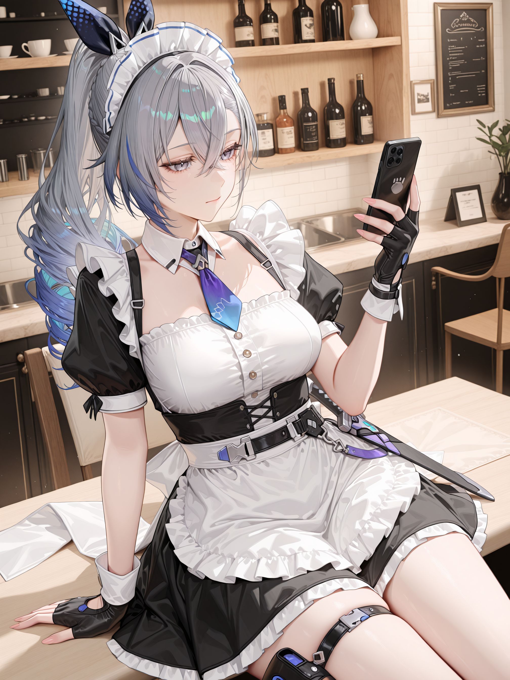 #银狼 #崩坏星穹铁道 #二次元 #女仆装 #御姐  第2张