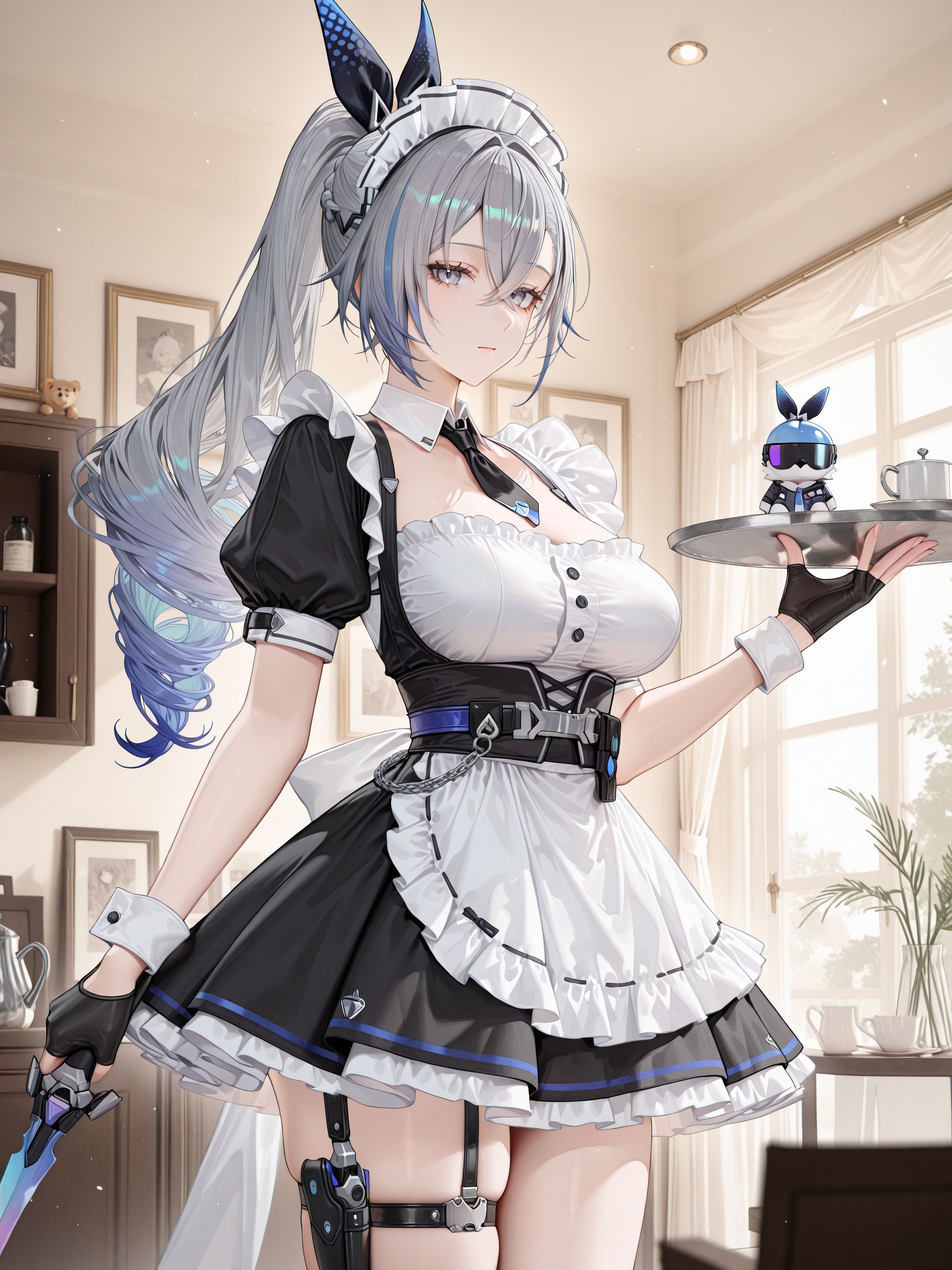 #银狼 #崩坏星穹铁道 #二次元 #女仆装 #御姐  第1张