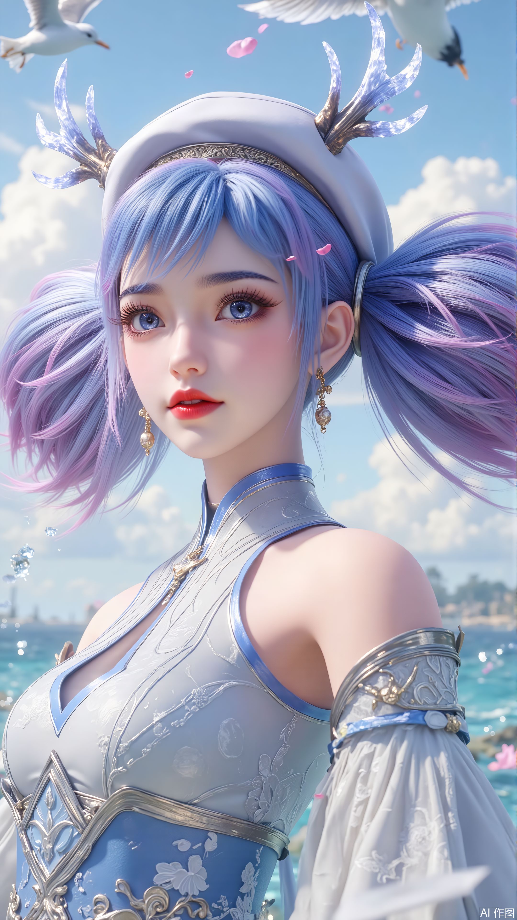 #氪金玩家 #绘画#国漫女神 #小麋鹿  第3张