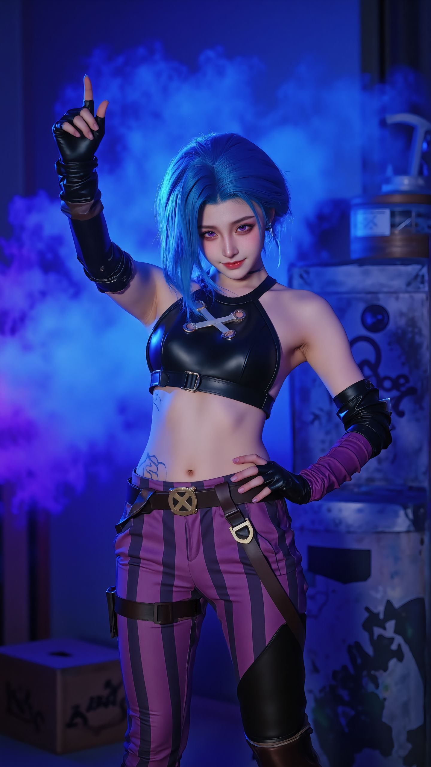 是你心目中的金克丝么#金克丝 #英雄联盟 #cosplay  第3张