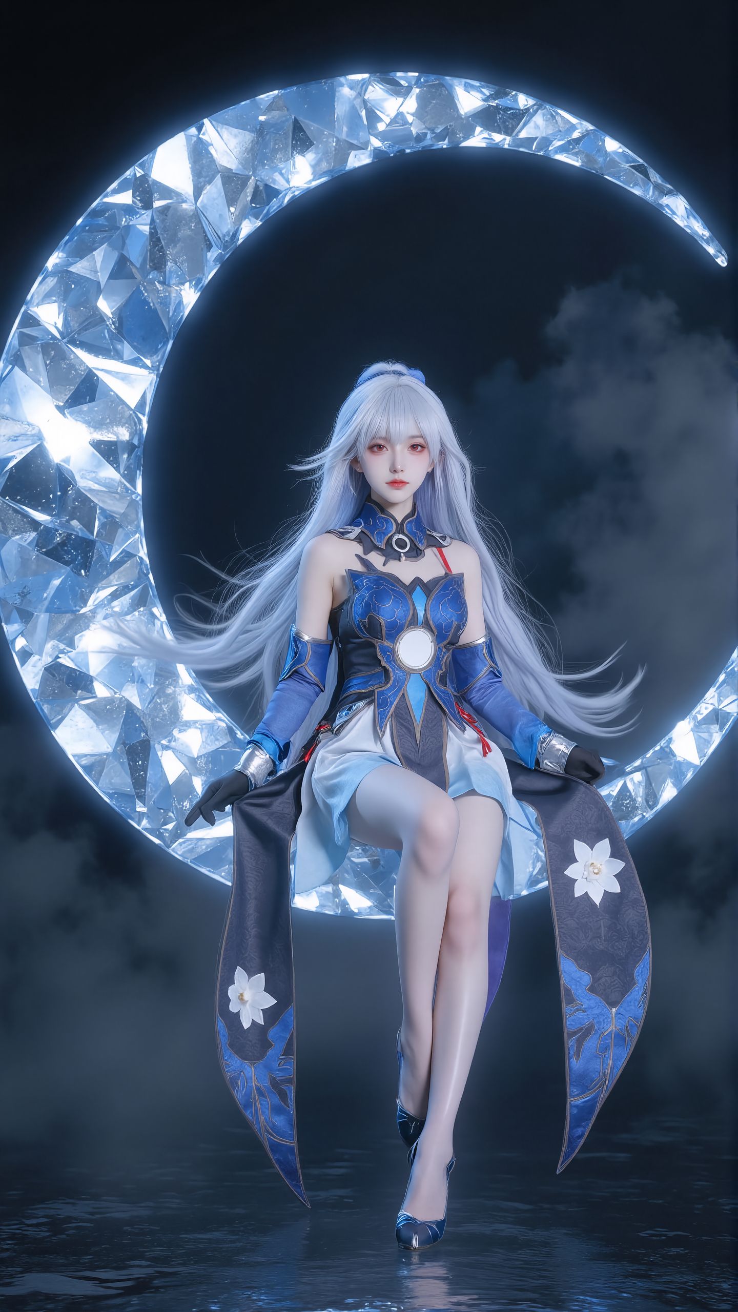 小弟弟，你敢不敢接我一剑？。#镜流 #cosplay #崩坏星穹铁道  #毗乃昆尼末法世记 第3张