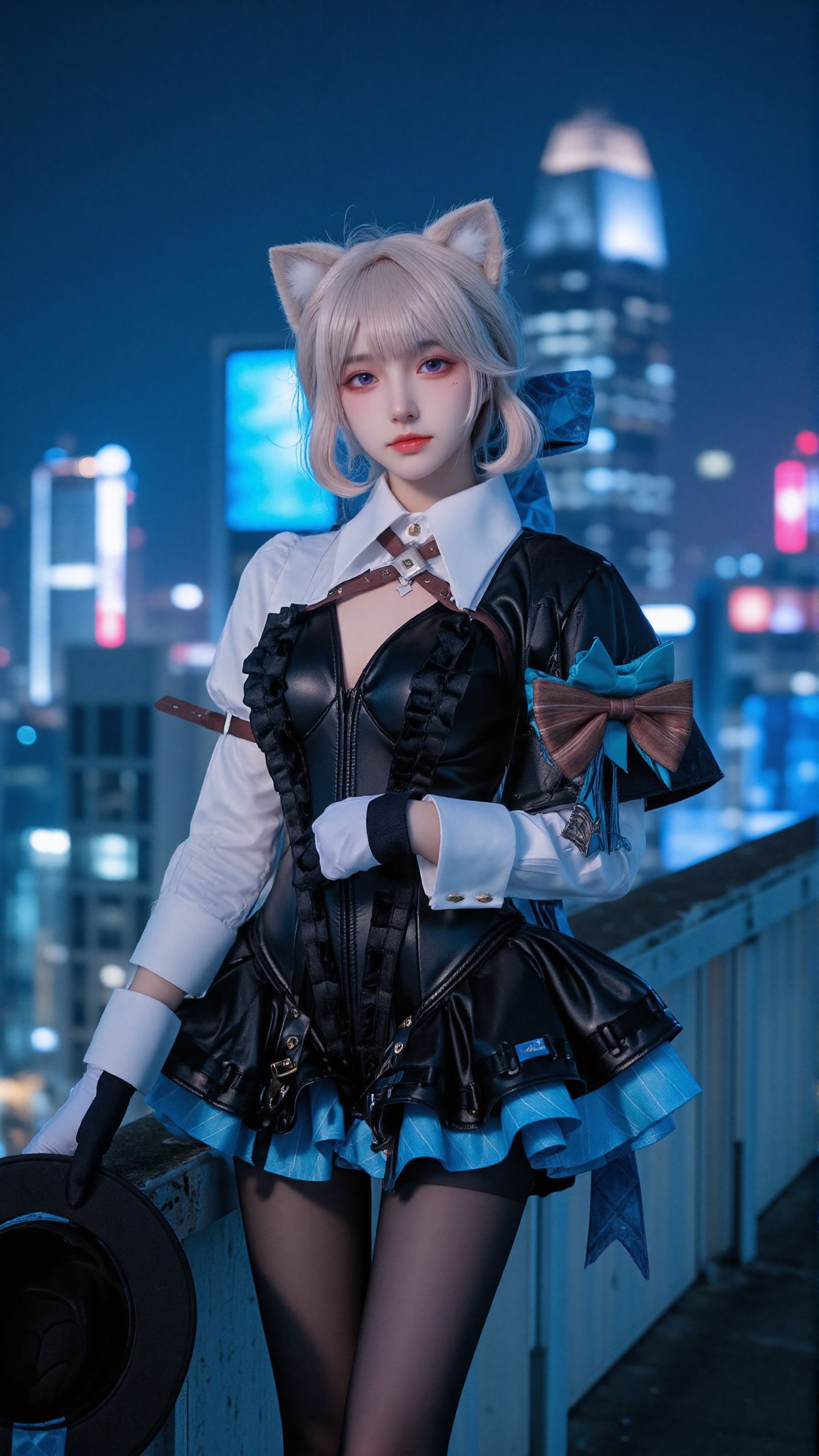 小小猫娘，轻松拿下~。#琳妮特 #cosplay #原神  第2张