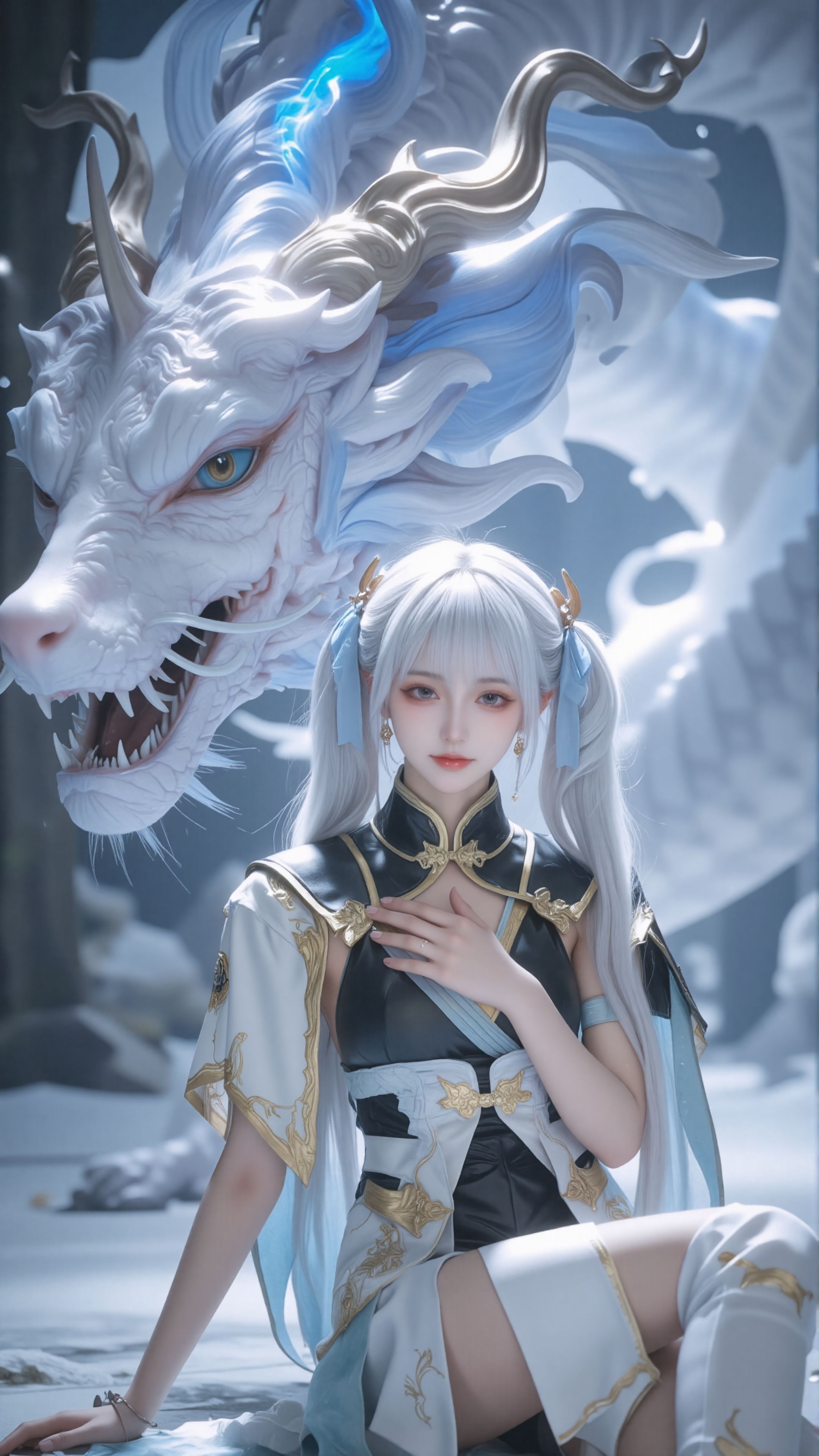 与岁主同框的今汐该怎么面对？。#今汐 #鸣潮 #cosplay  第2张