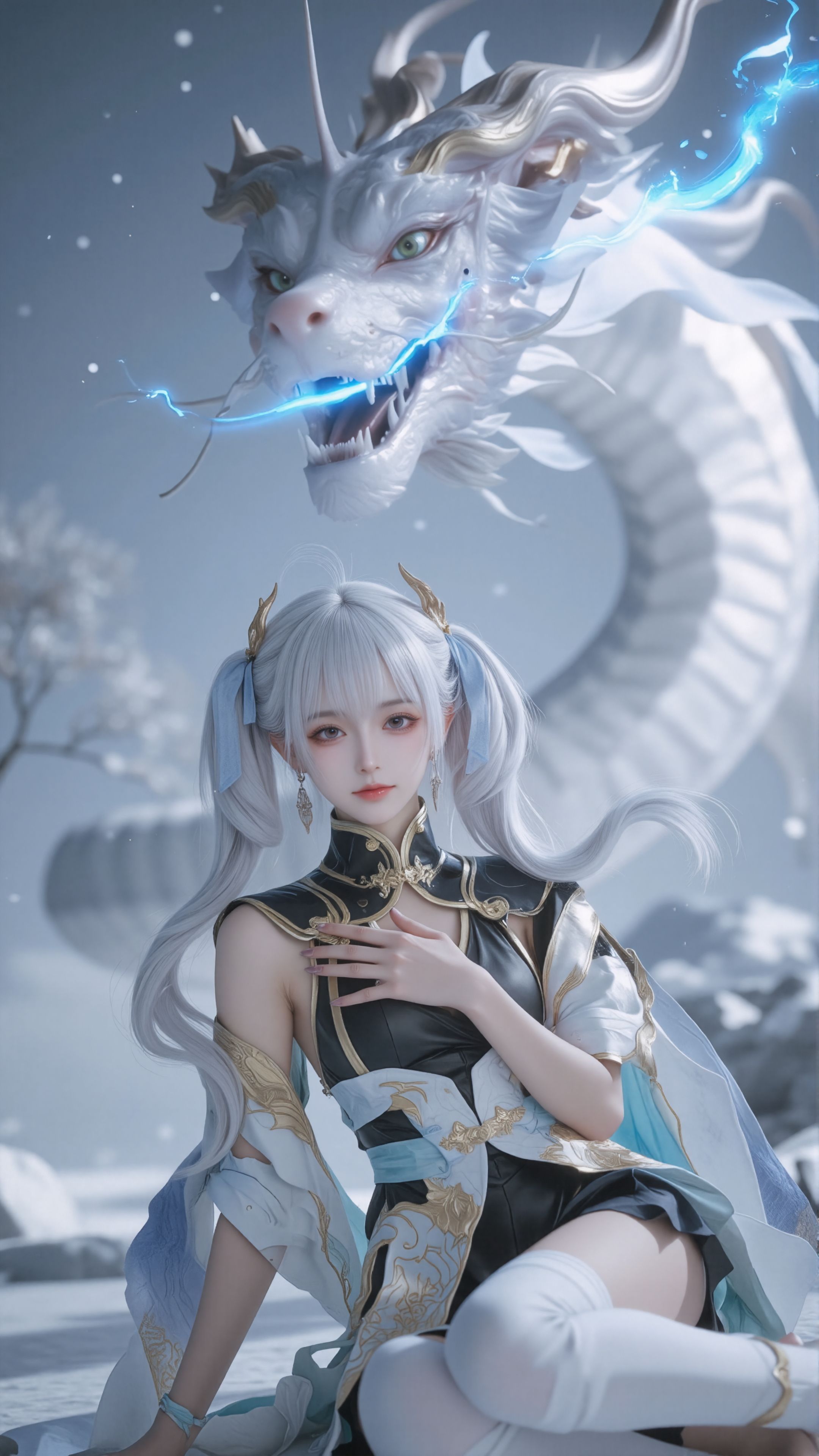 与岁主同框的今汐该怎么面对？。#今汐 #鸣潮 #cosplay  第3张
