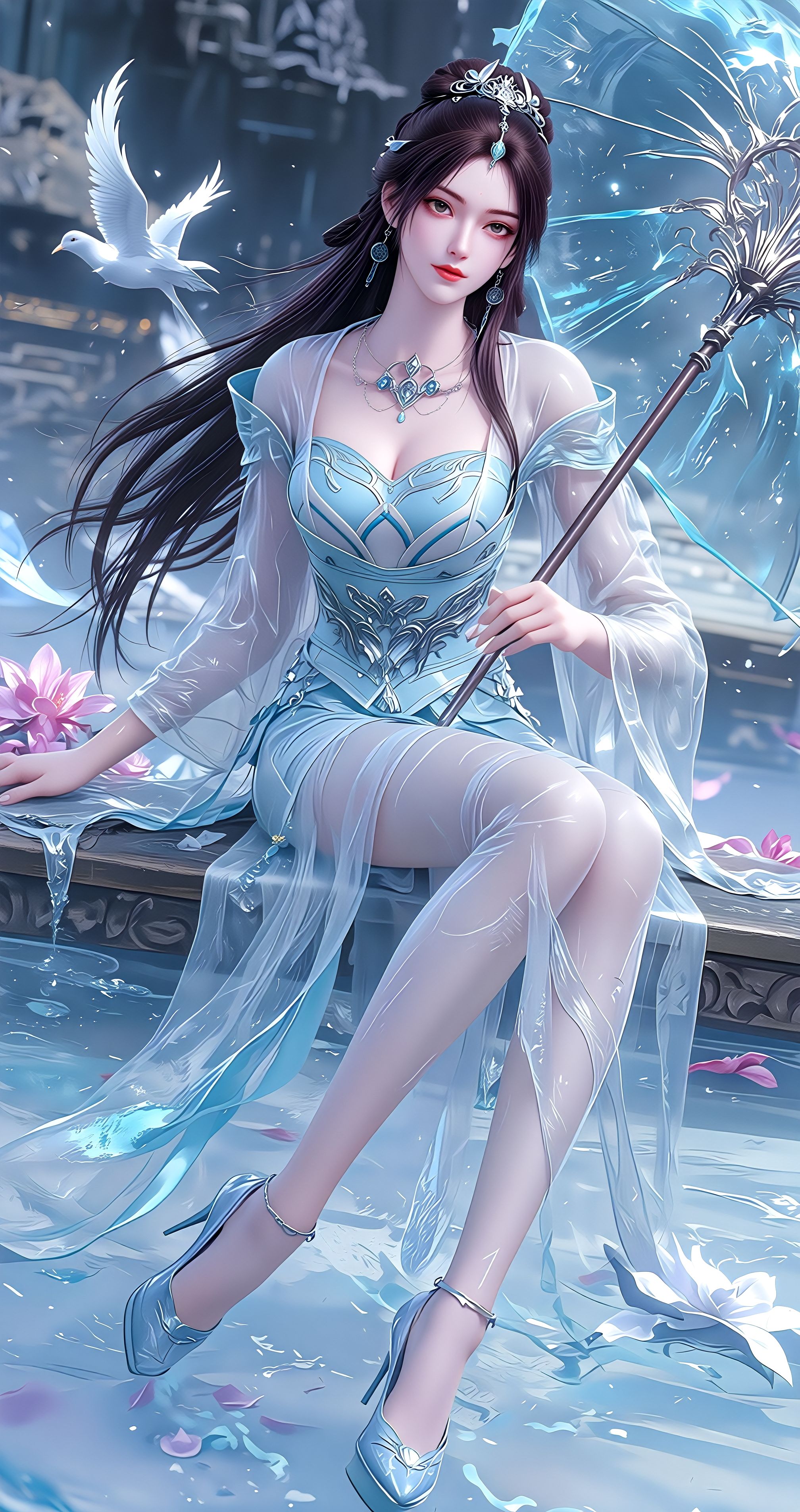 完美世界-叶倾仙#动漫壁纸 #高清壁纸 #精美壁纸 #国漫女神  第4张