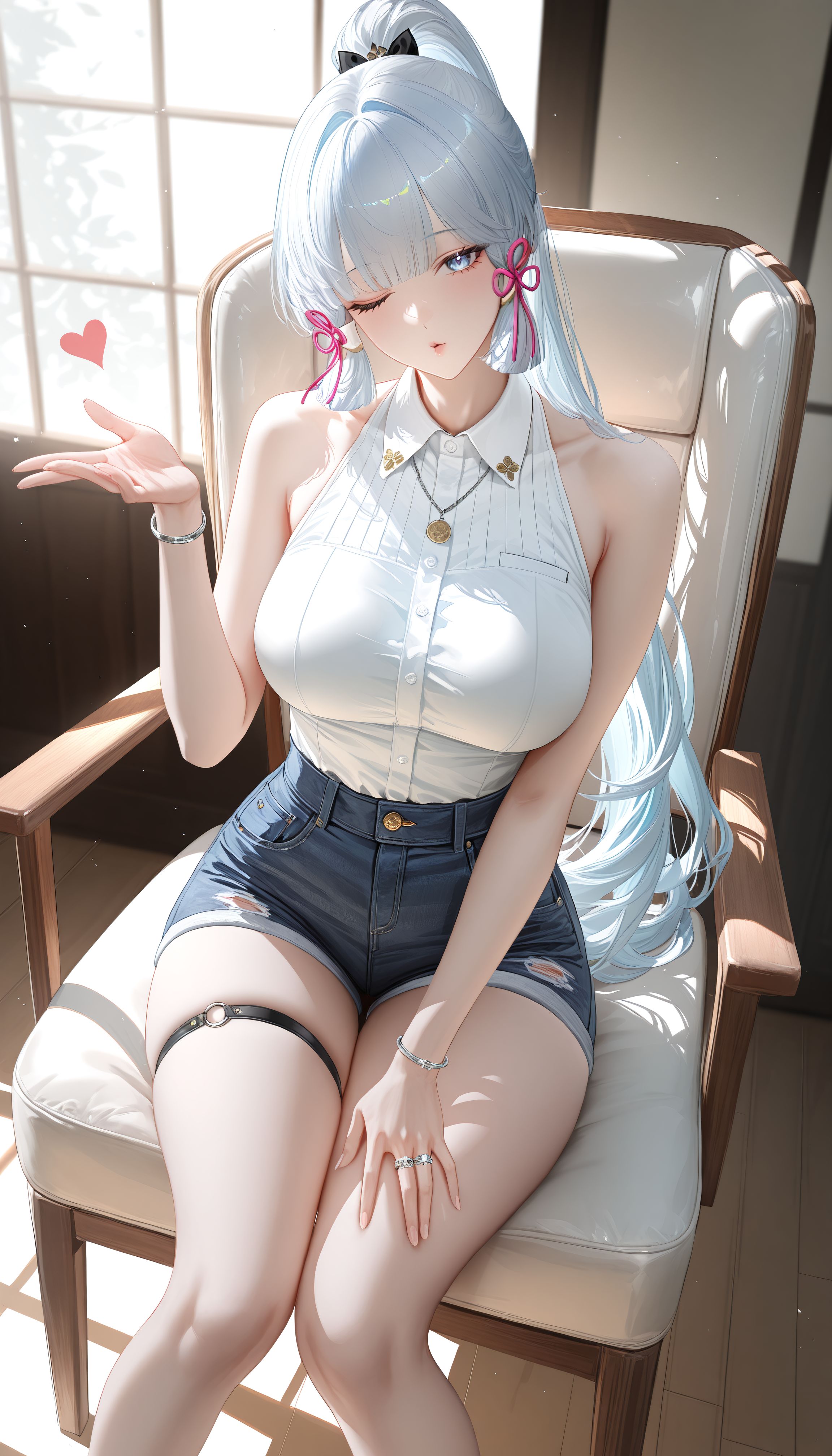 绫华。#神里绫华 #二次元 #原神 #御姐  第3张
