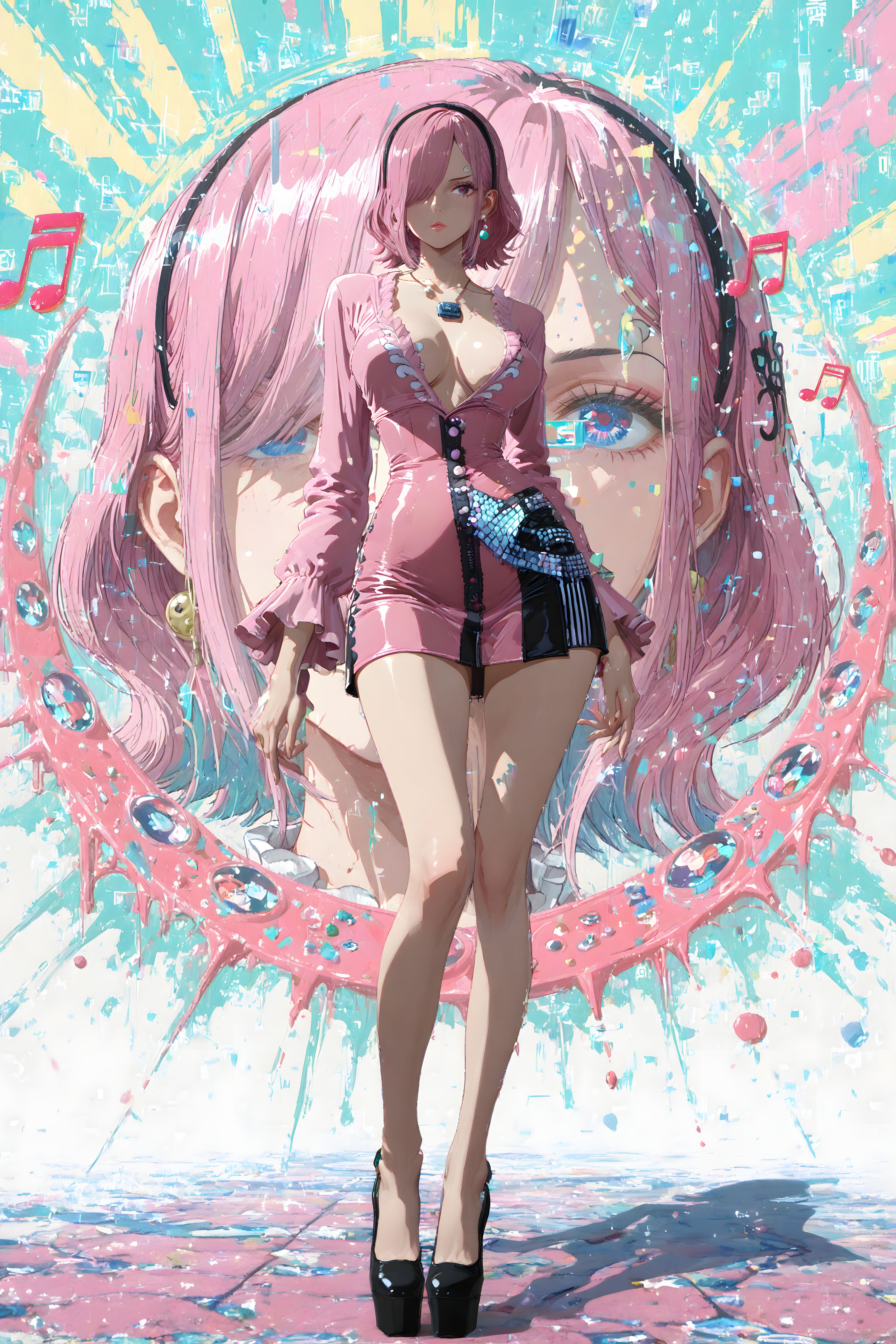 #海贼王 #蕾玖 #卡莉法 #二次元 #厚涂  第2张