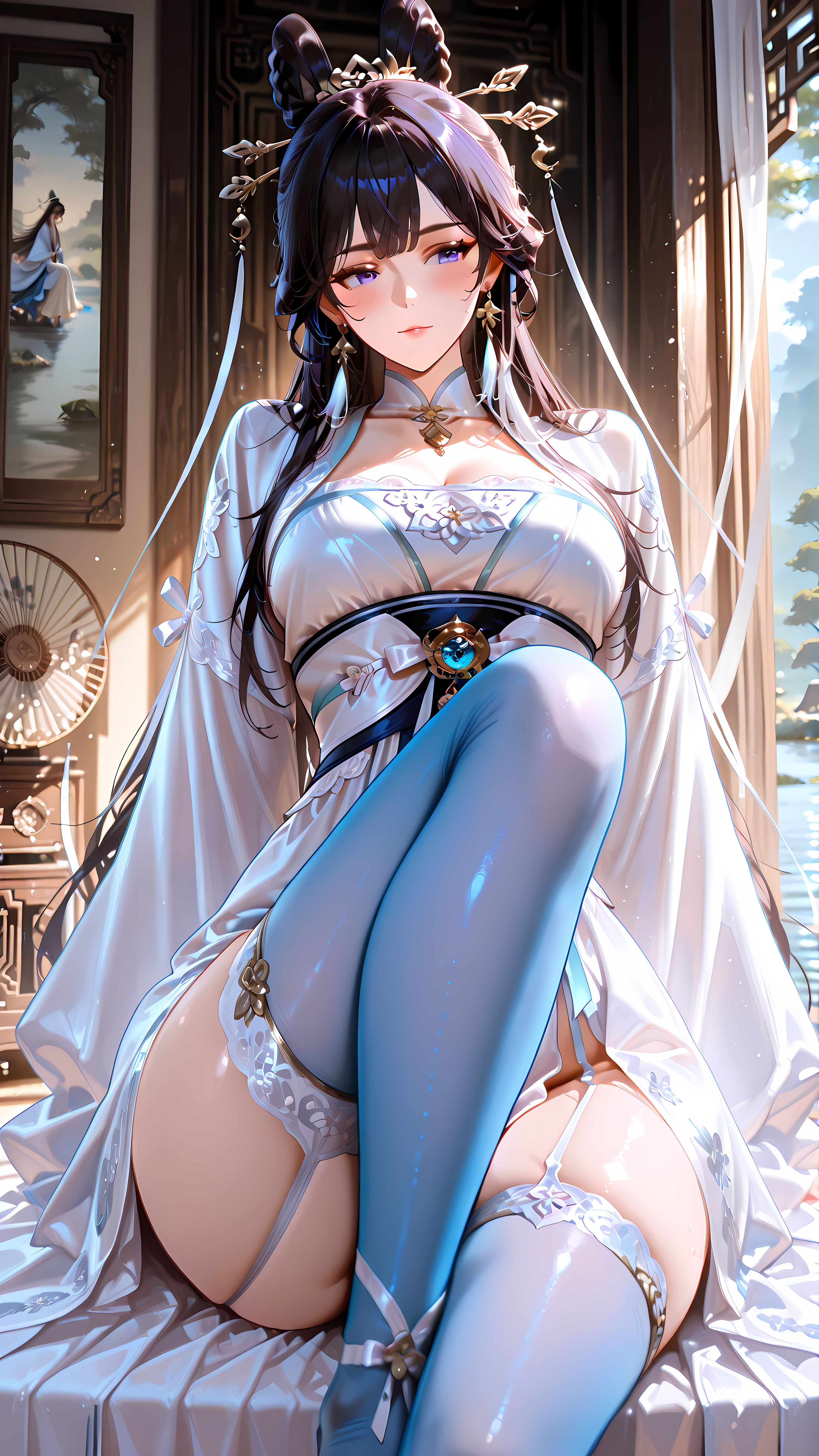 仙子回归。#仙子 #壁纸#吊带袜#二次元  第1张