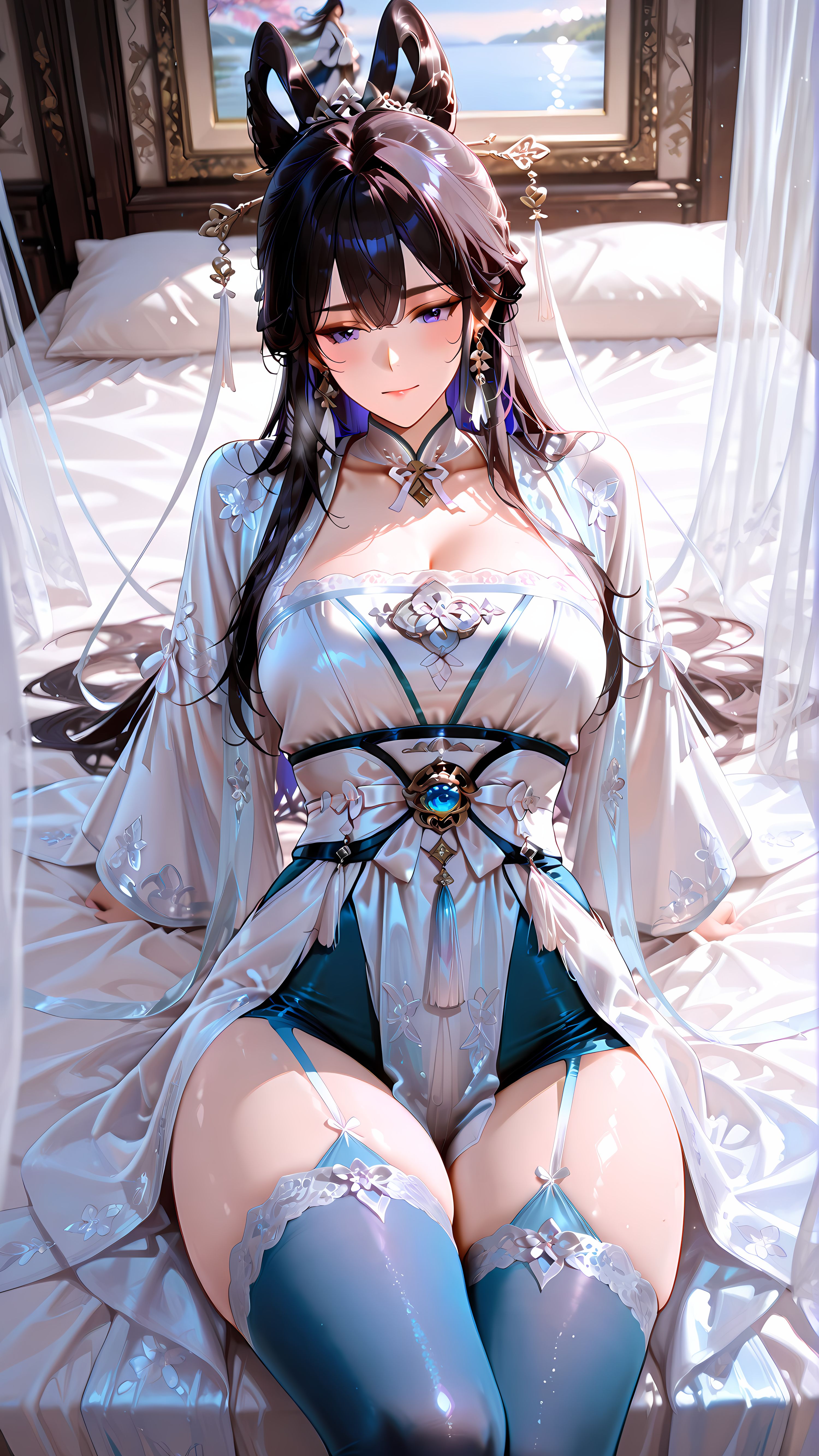 仙子回归。#仙子 #壁纸#吊带袜#二次元  第4张
