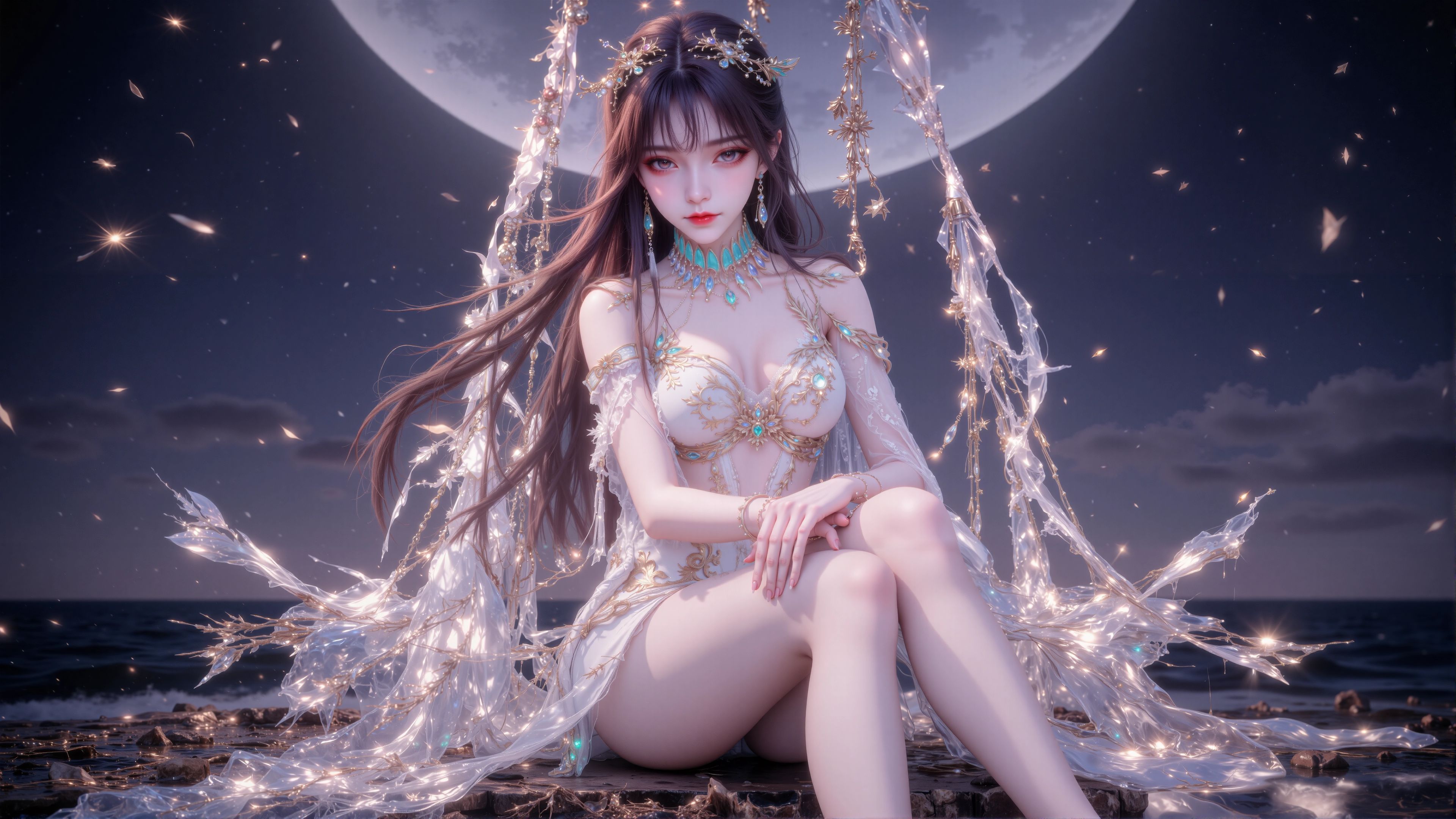 沧元图—柳七月#高清壁纸 #国漫女神 #精美壁纸 #电脑壁纸 #国漫国风  第3张