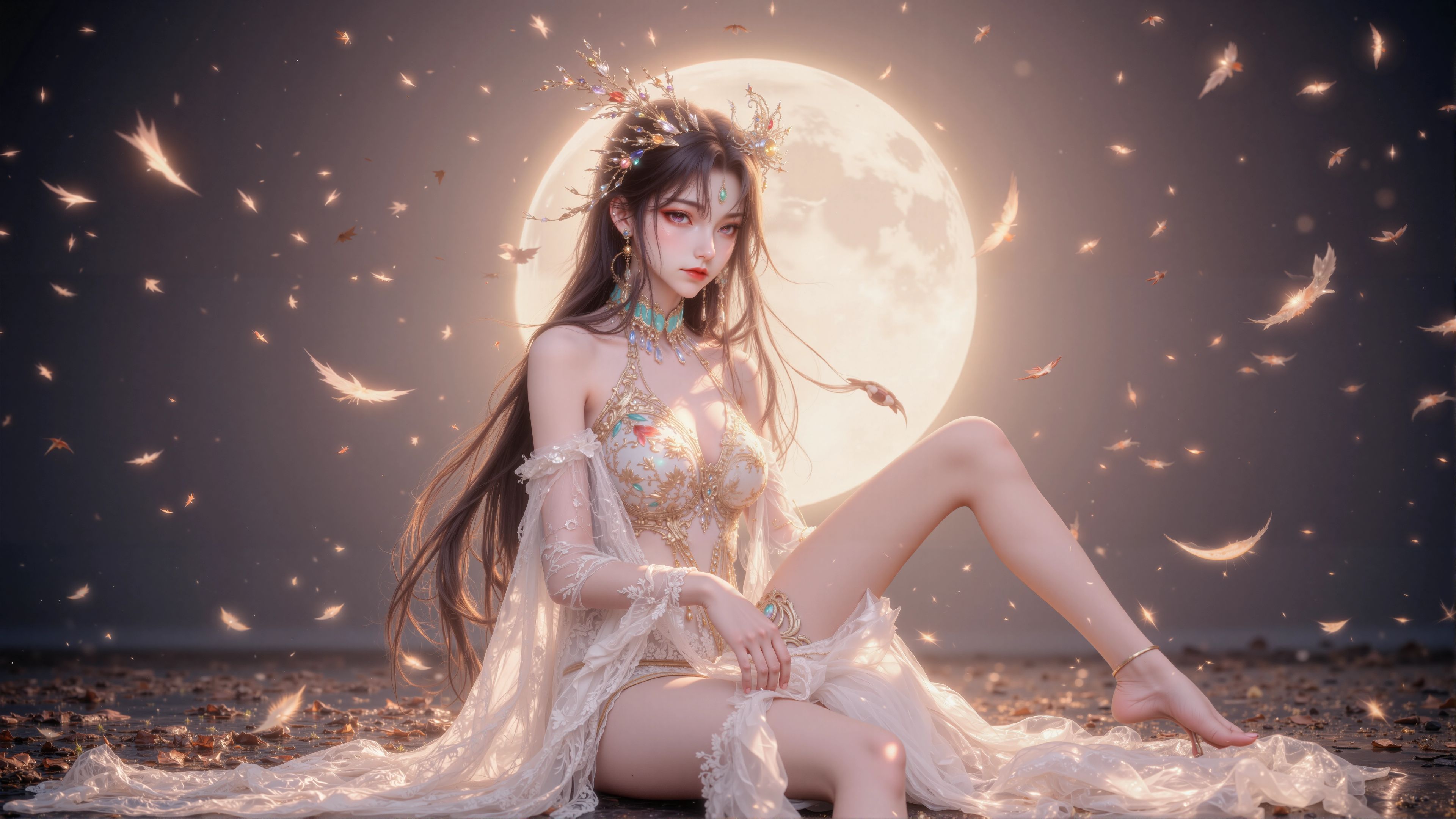 沧元图—柳七月#高清壁纸 #国漫女神 #精美壁纸 #电脑壁纸 #国漫国风  第5张