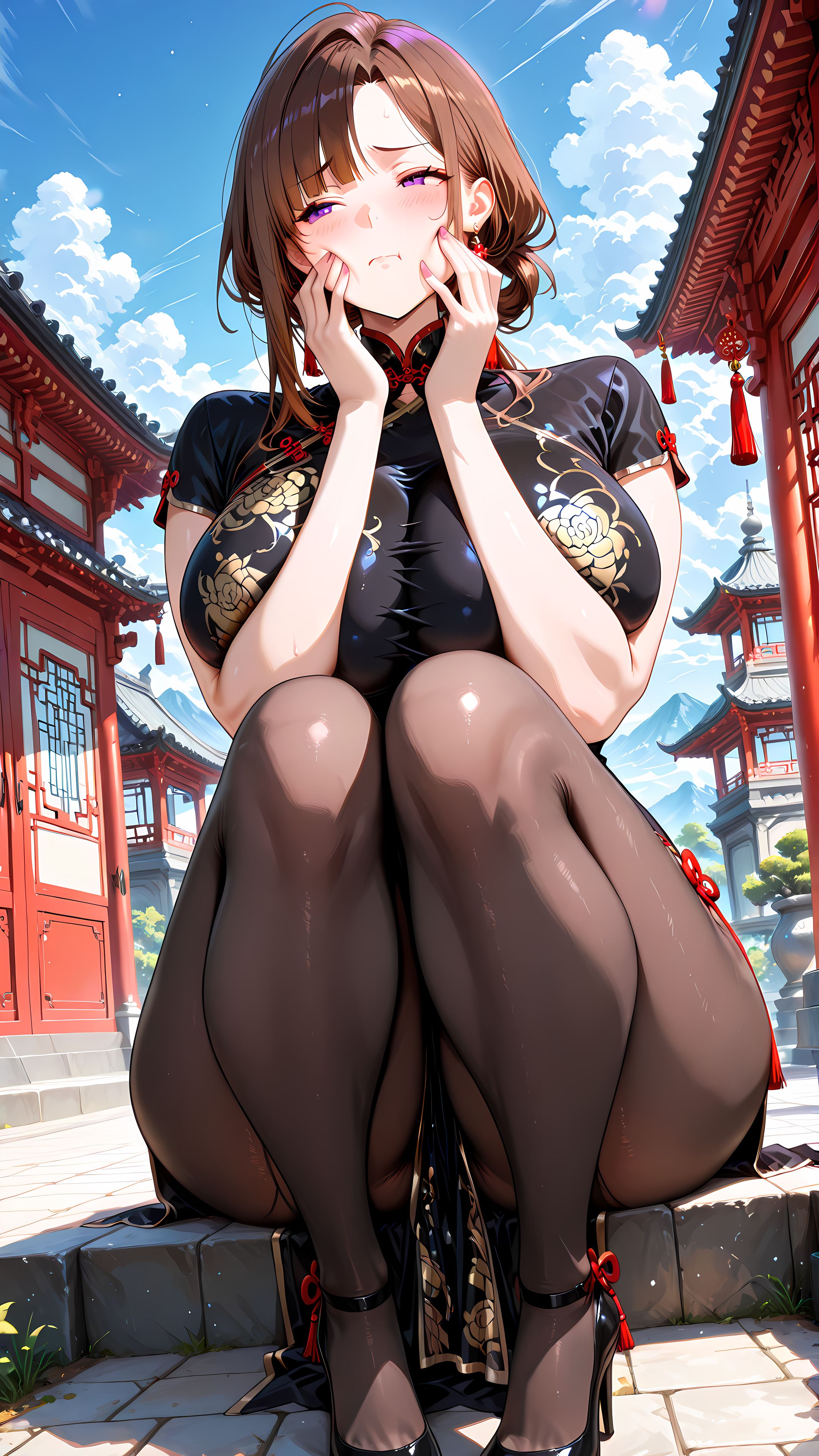 #同人 #动漫美女#二次元壁纸#手机壁纸  第2张