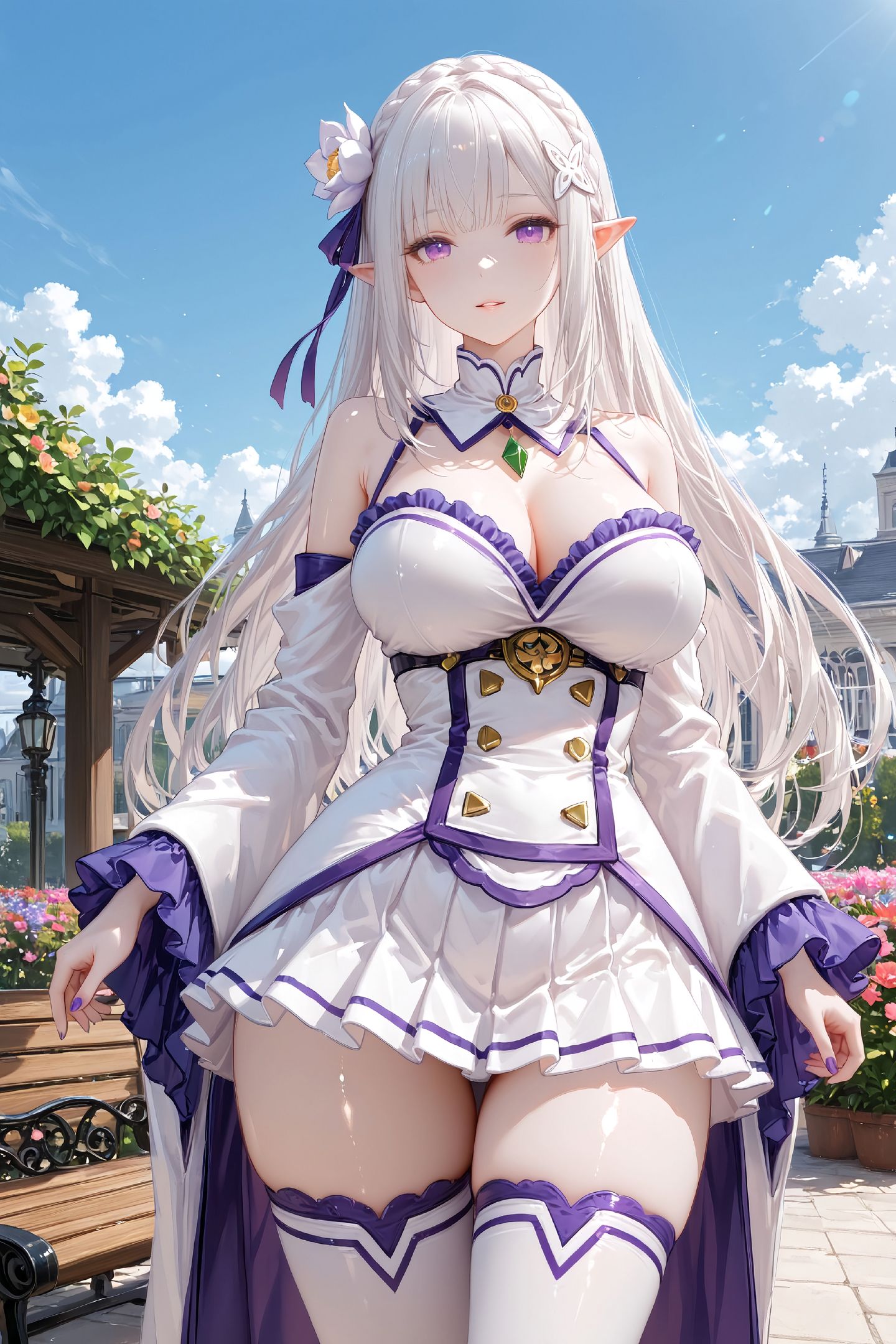 二次元壁纸 #动漫少女#美女壁纸 #二次元美图 #从零开始的异世界生活 #艾米莉亚  第2张