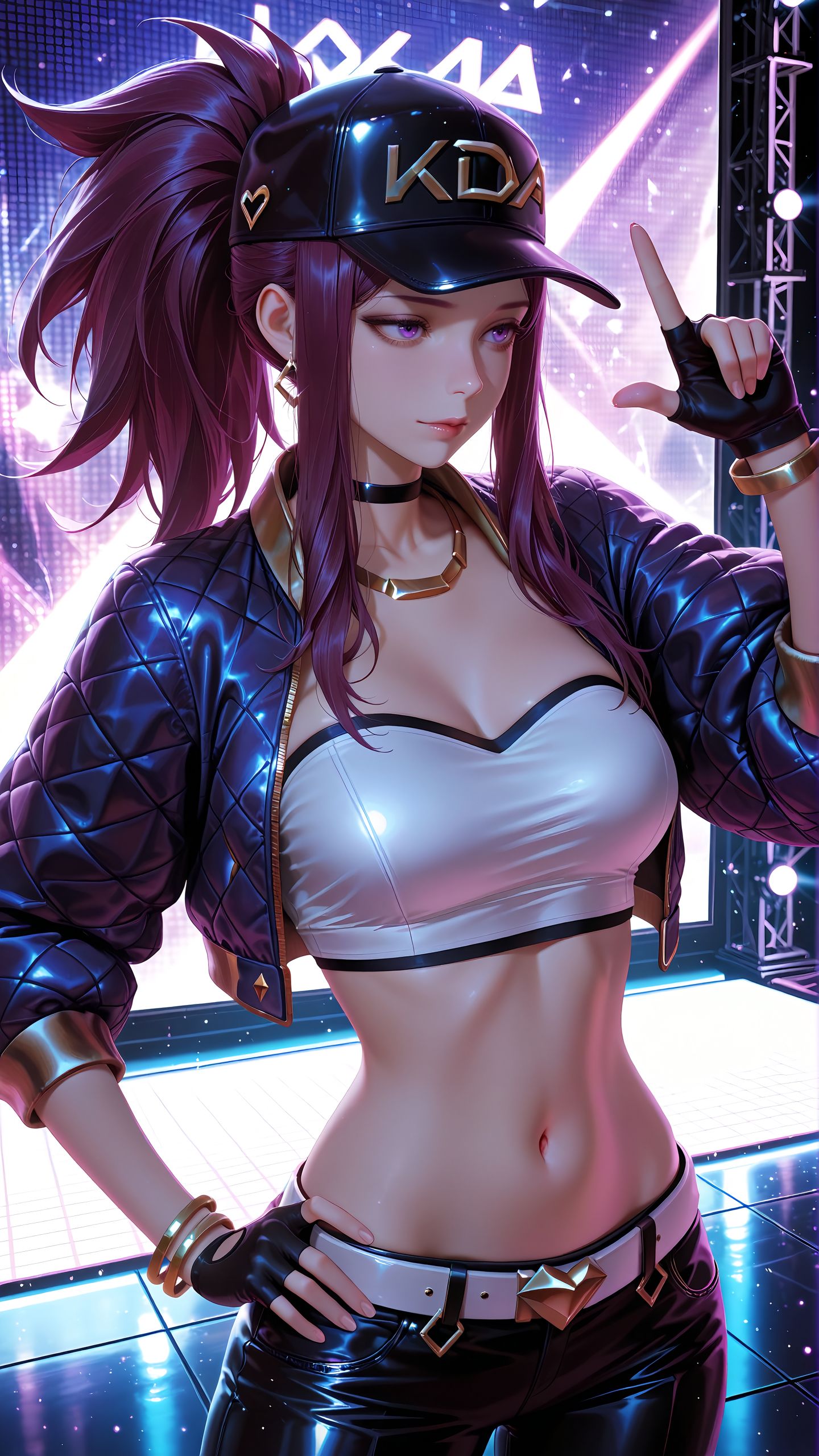 4k高清壁纸。#kda女团 #阿狸 #卡莎 #英雄联盟壁纸 #ai绘画  第2张