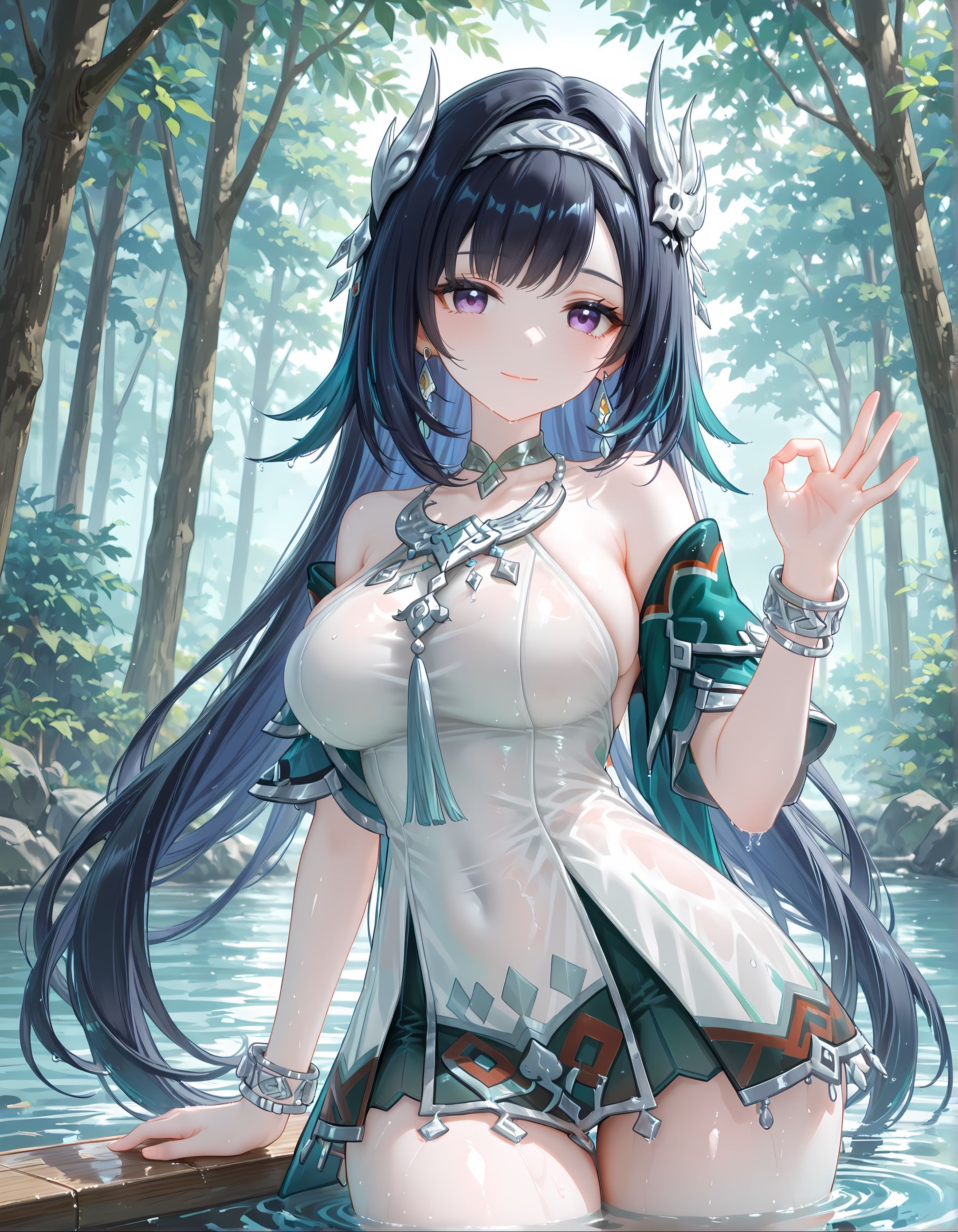 #原神 #蓝砚#二次元手机壁纸  第2张