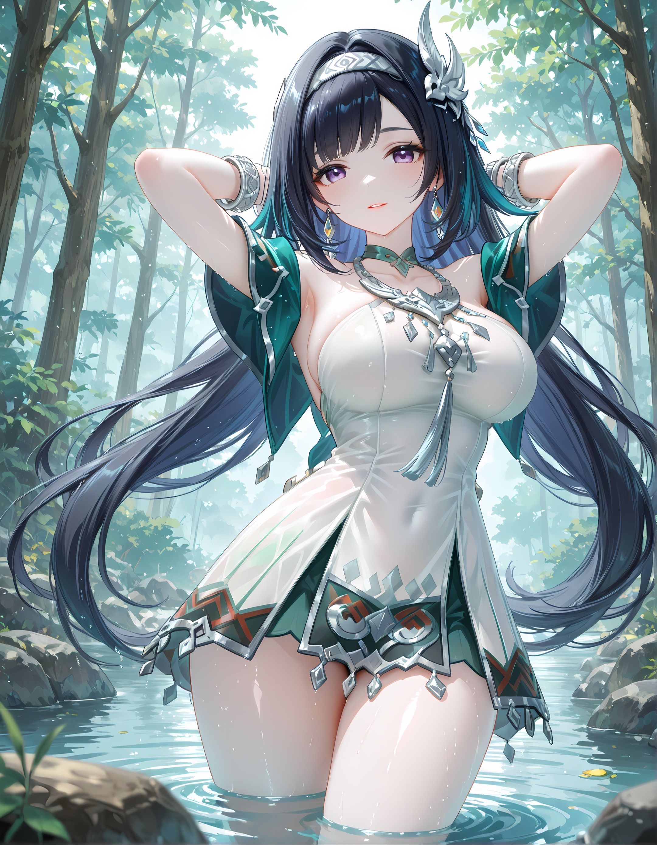 #原神 #蓝砚#二次元手机壁纸  第1张