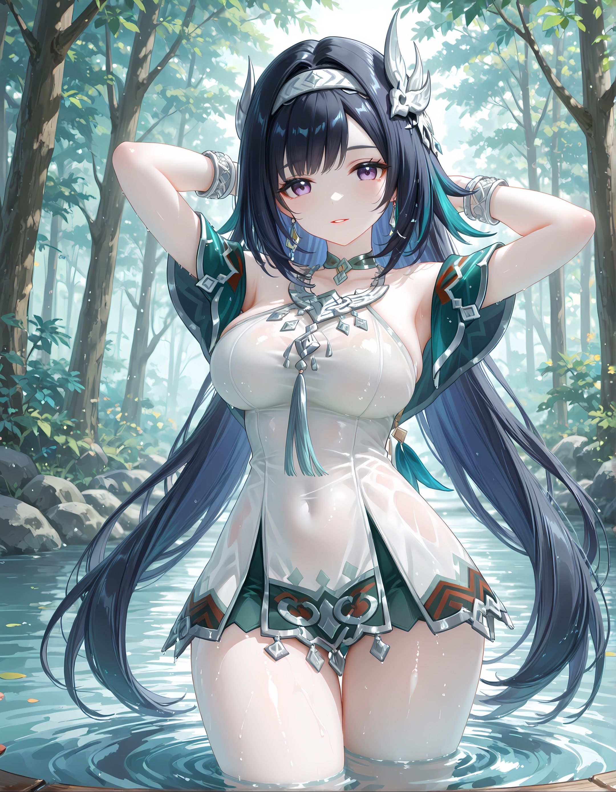 #原神 #蓝砚#二次元手机壁纸  第3张