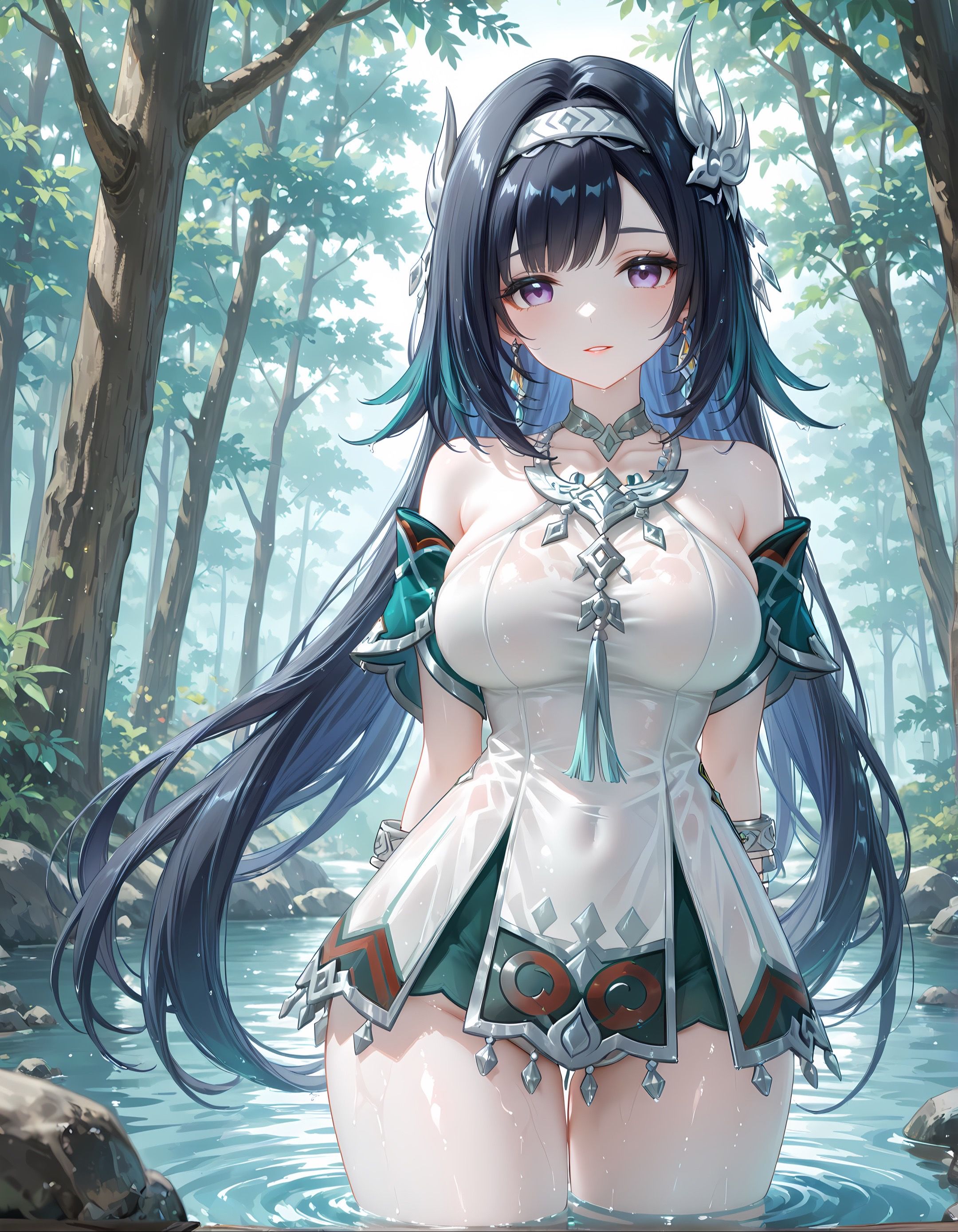 #原神 #蓝砚#二次元手机壁纸  第4张