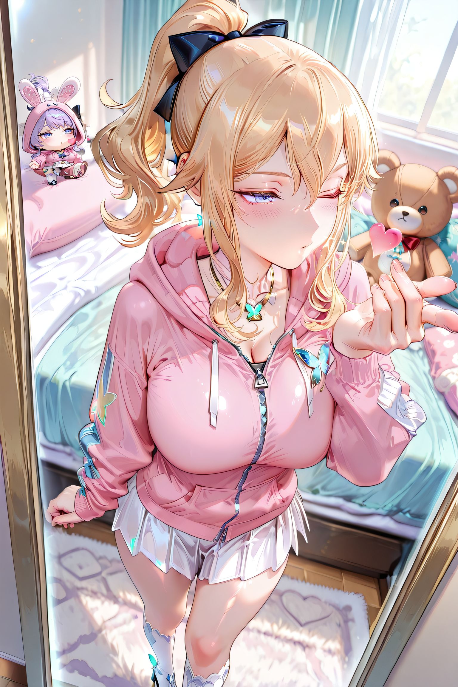 美女壁纸#二次元 ##原神纳塔 #琴 #原神  第1张