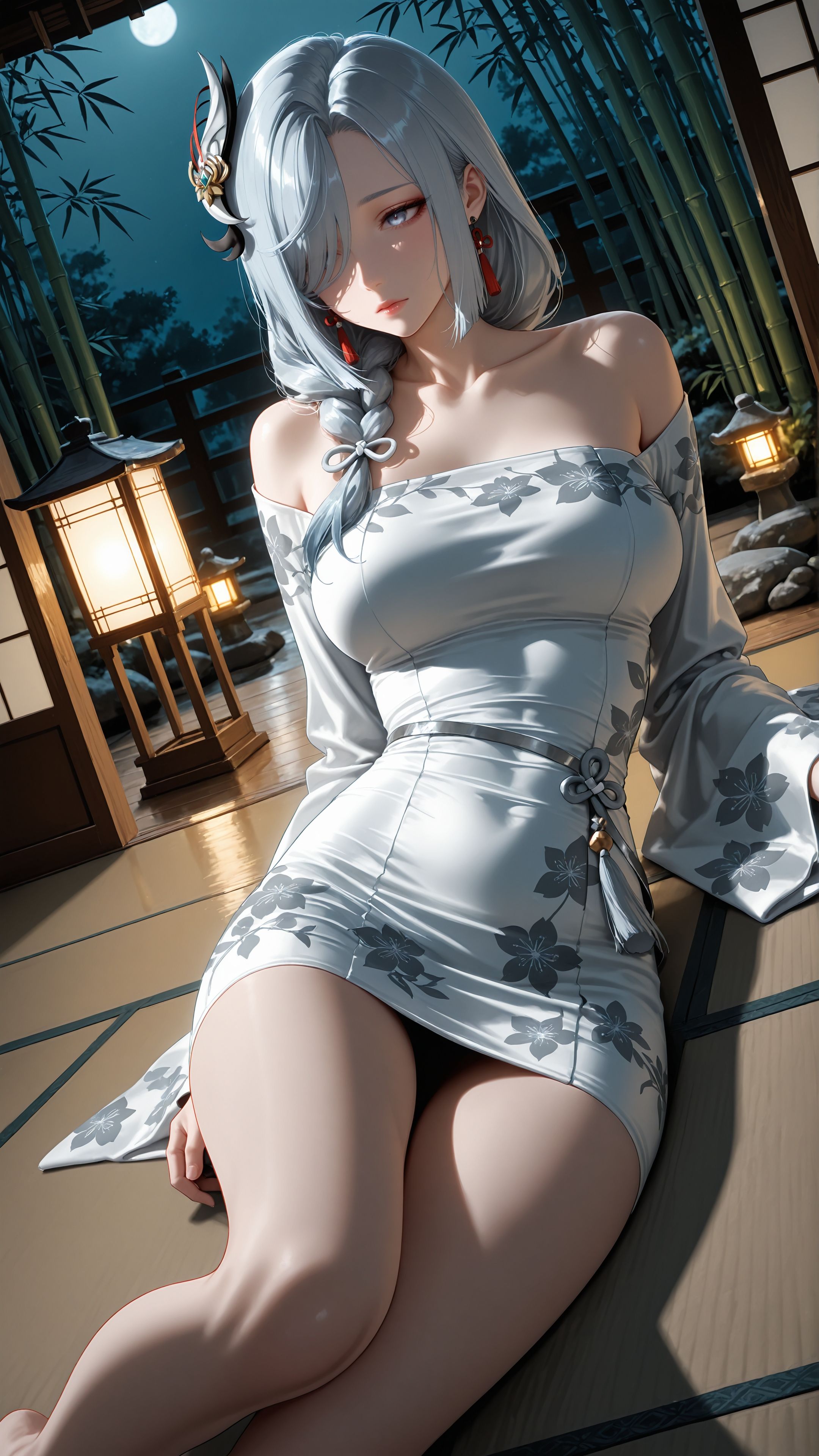 原神 #申鹤 #古风美女 #完美身材 #ai绘画#美女壁纸  第5张