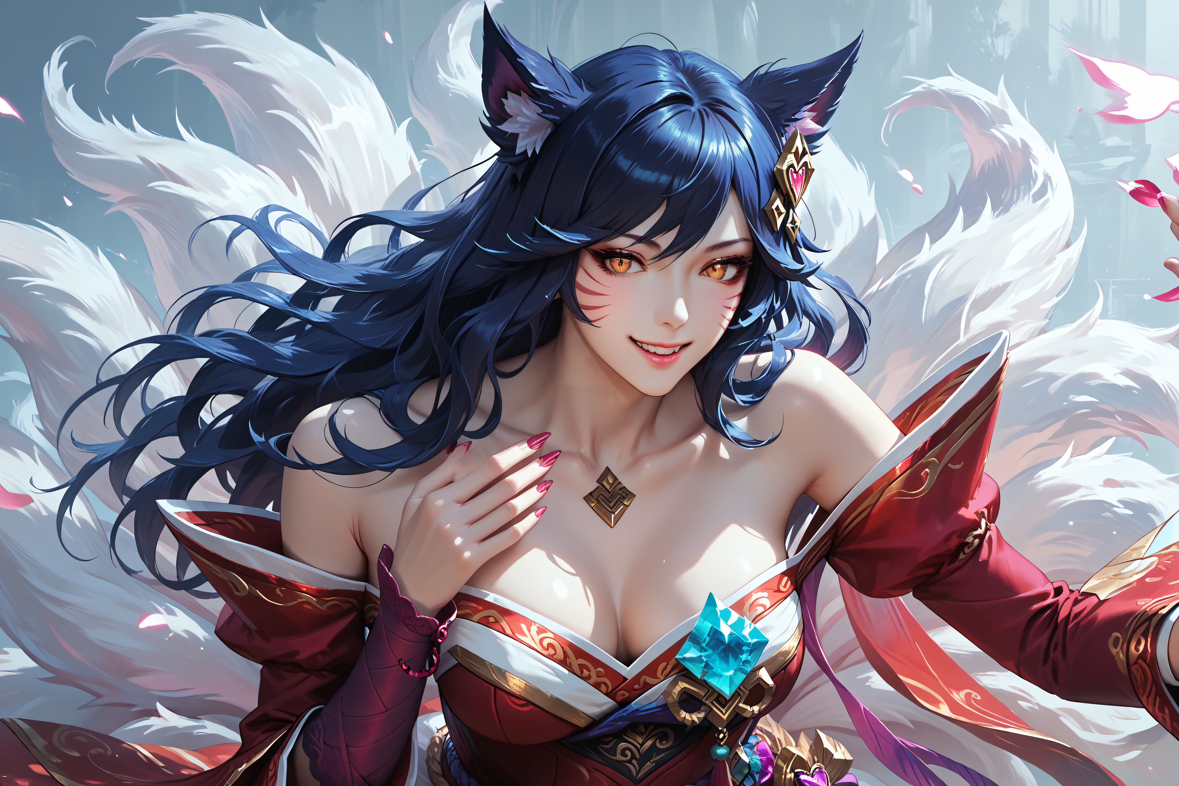 #阿狸 #英雄联盟 #电脑壁纸 #二次元ai绘画 #LOL  第4张