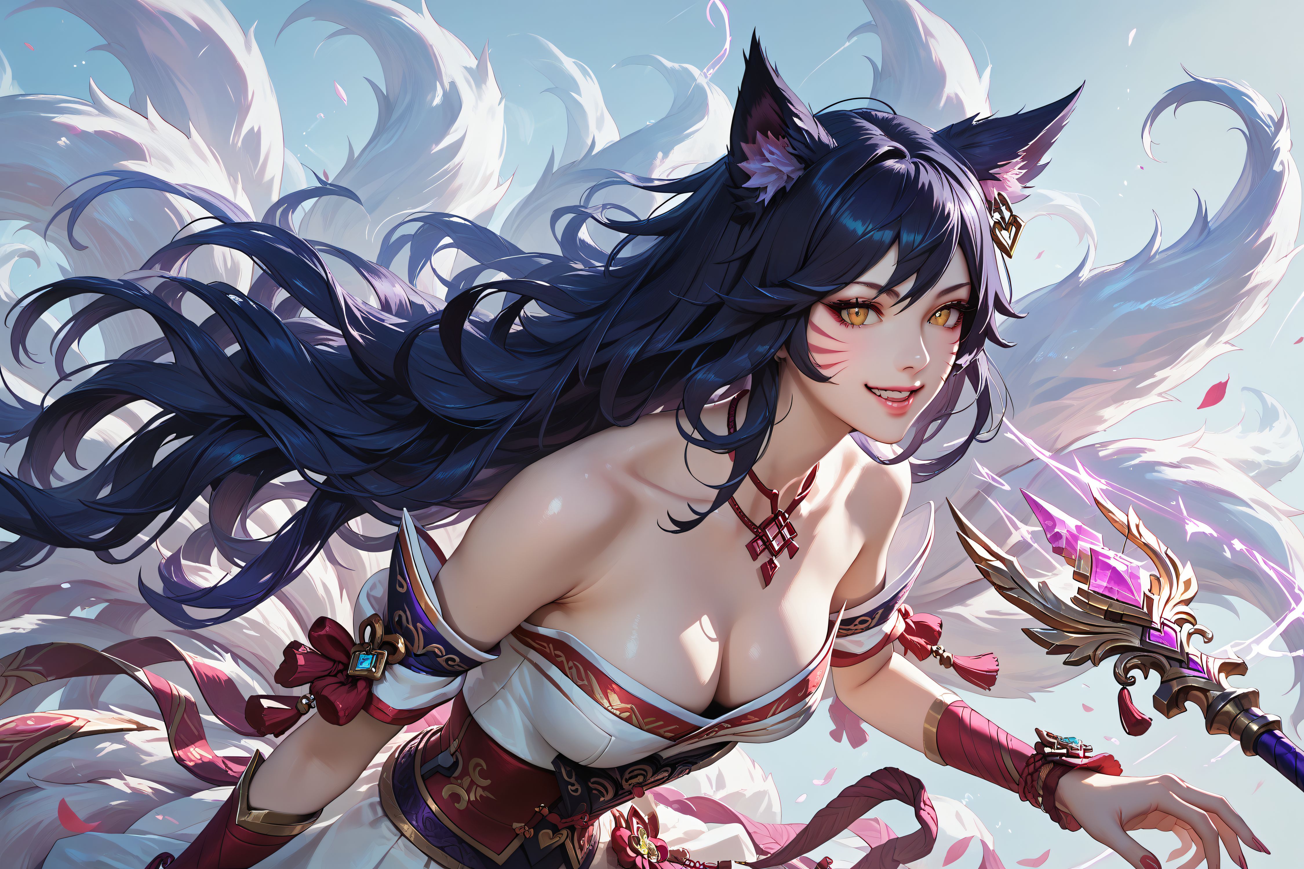 #阿狸 #英雄联盟 #电脑壁纸 #二次元ai绘画 #LOL  第2张