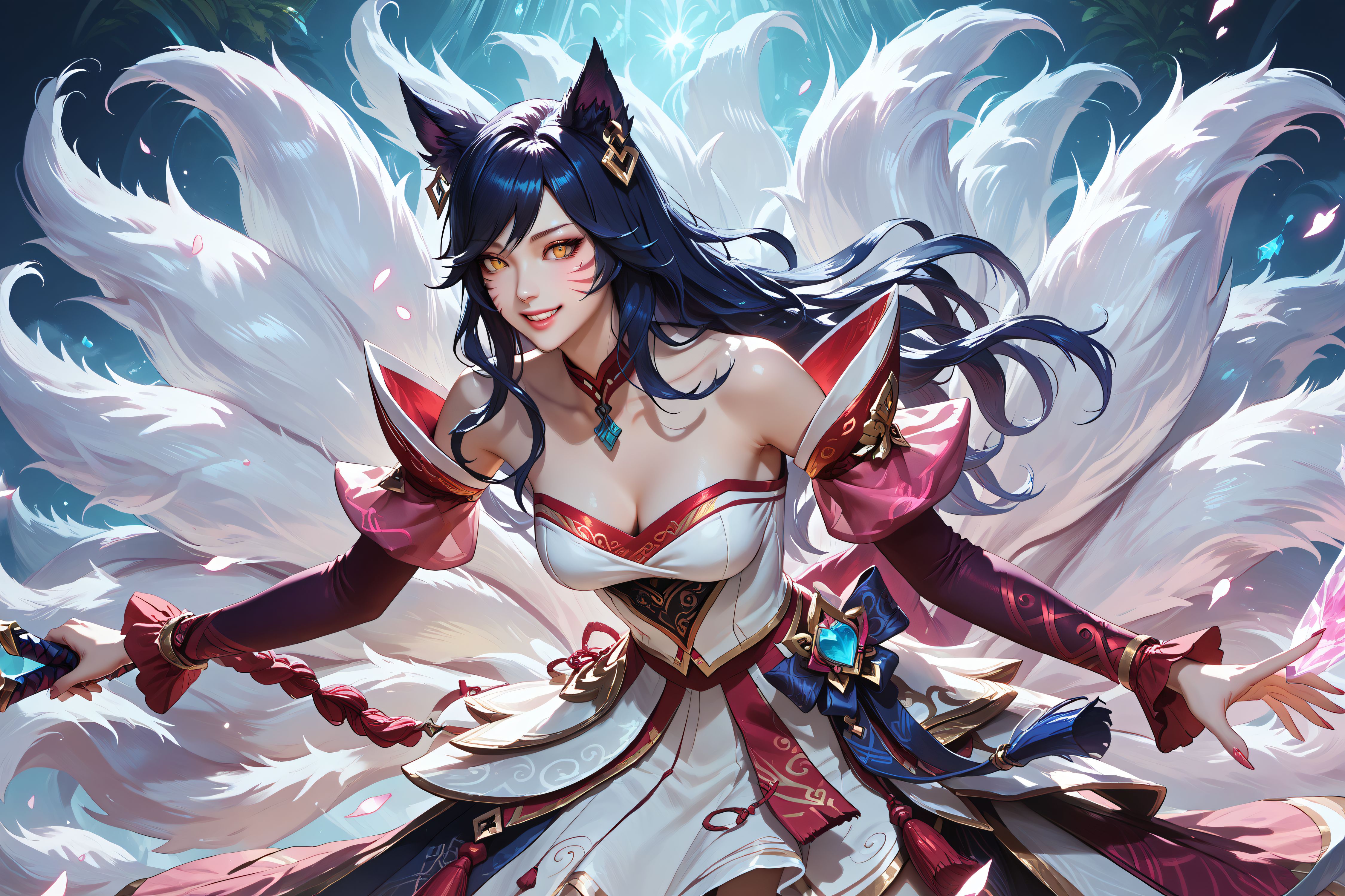 #阿狸 #英雄联盟 #电脑壁纸 #二次元ai绘画 #LOL  第3张