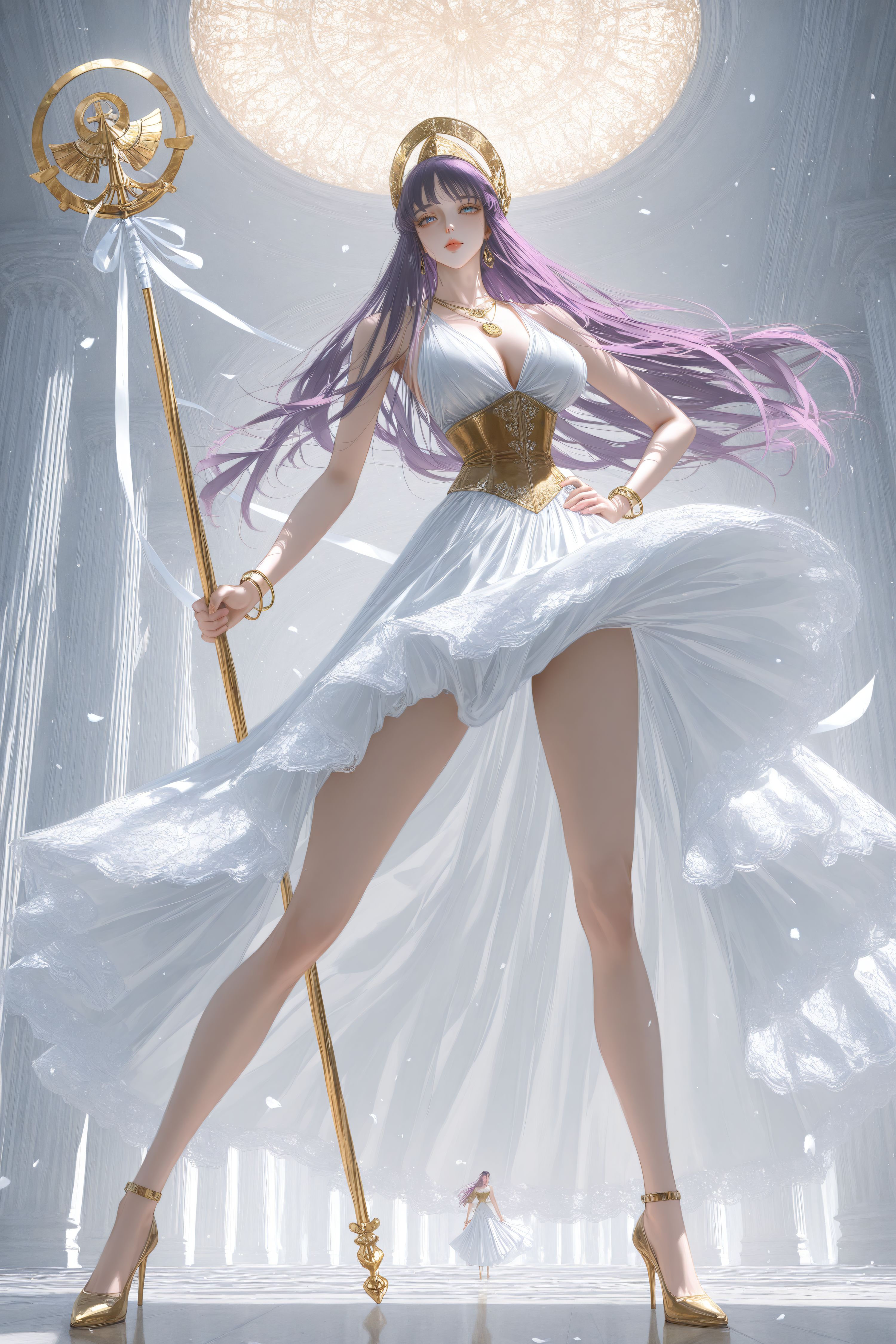 #城户纱织 #圣斗士 #二次元 #动漫人物 估计很多人没看过这个动漫，  第2张