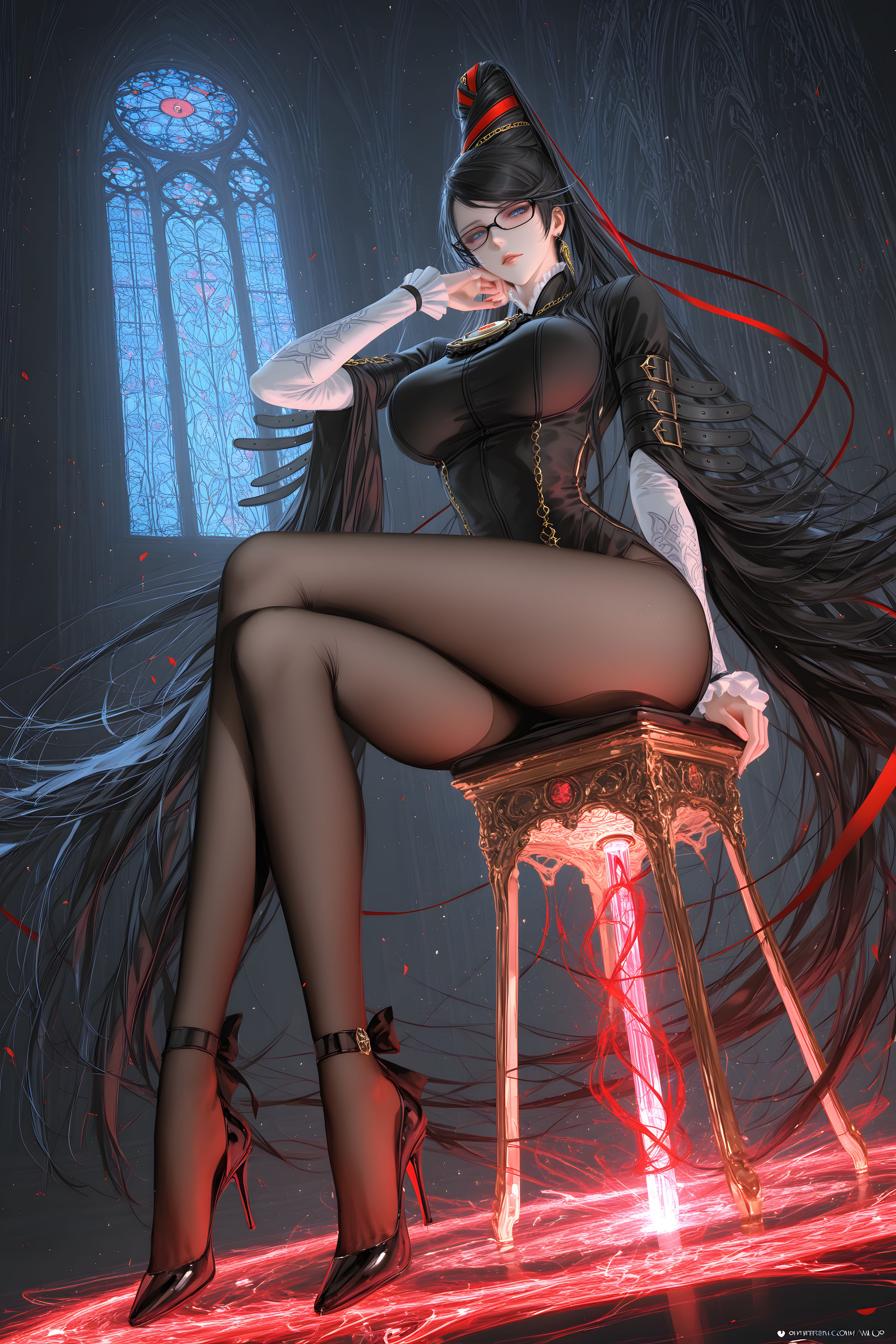 贝优妮塔 #猎天使魔女 #二次元 #游戏人物 #手机壁纸  第1张