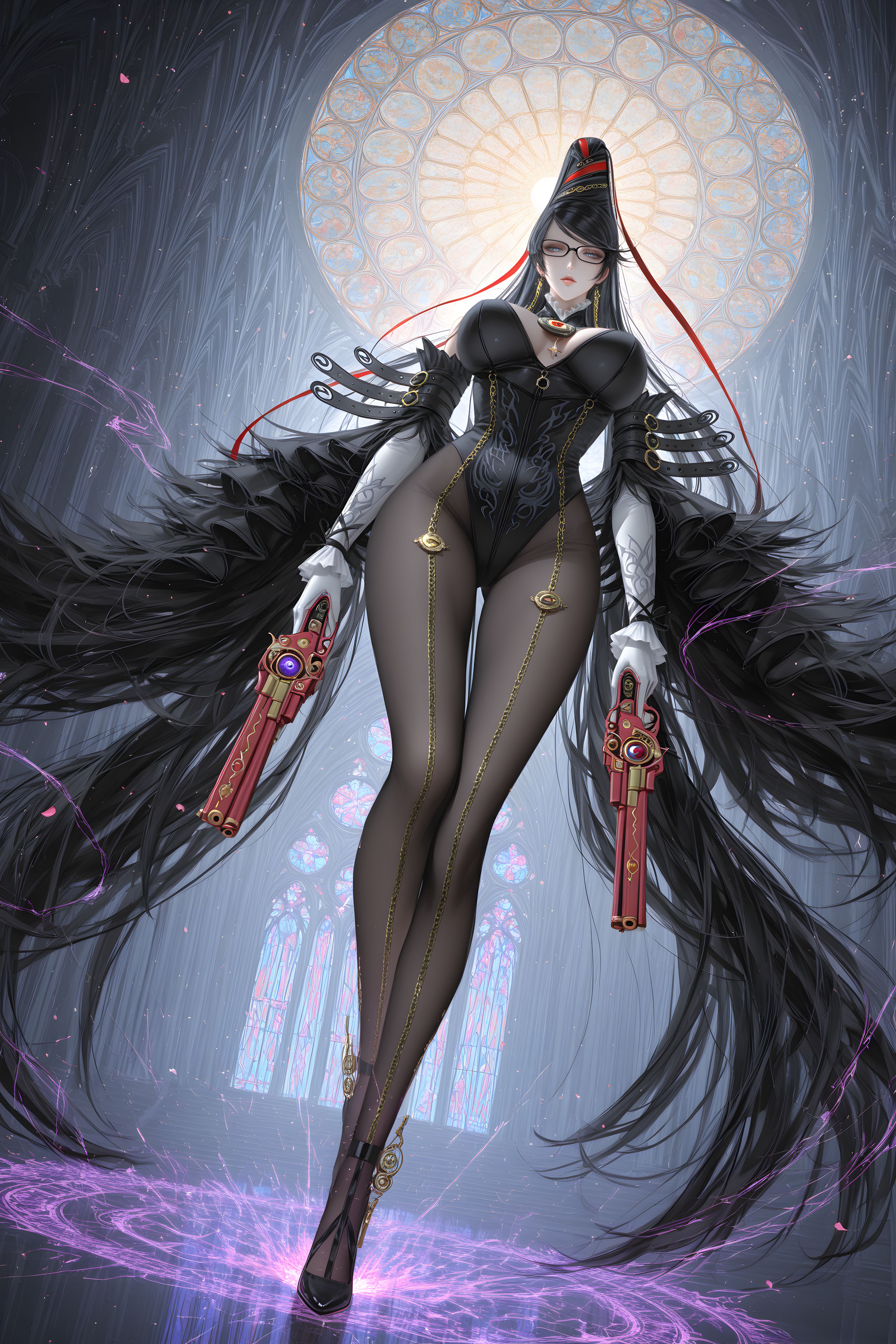 贝优妮塔 #猎天使魔女 #二次元 #游戏人物 #手机壁纸  第2张