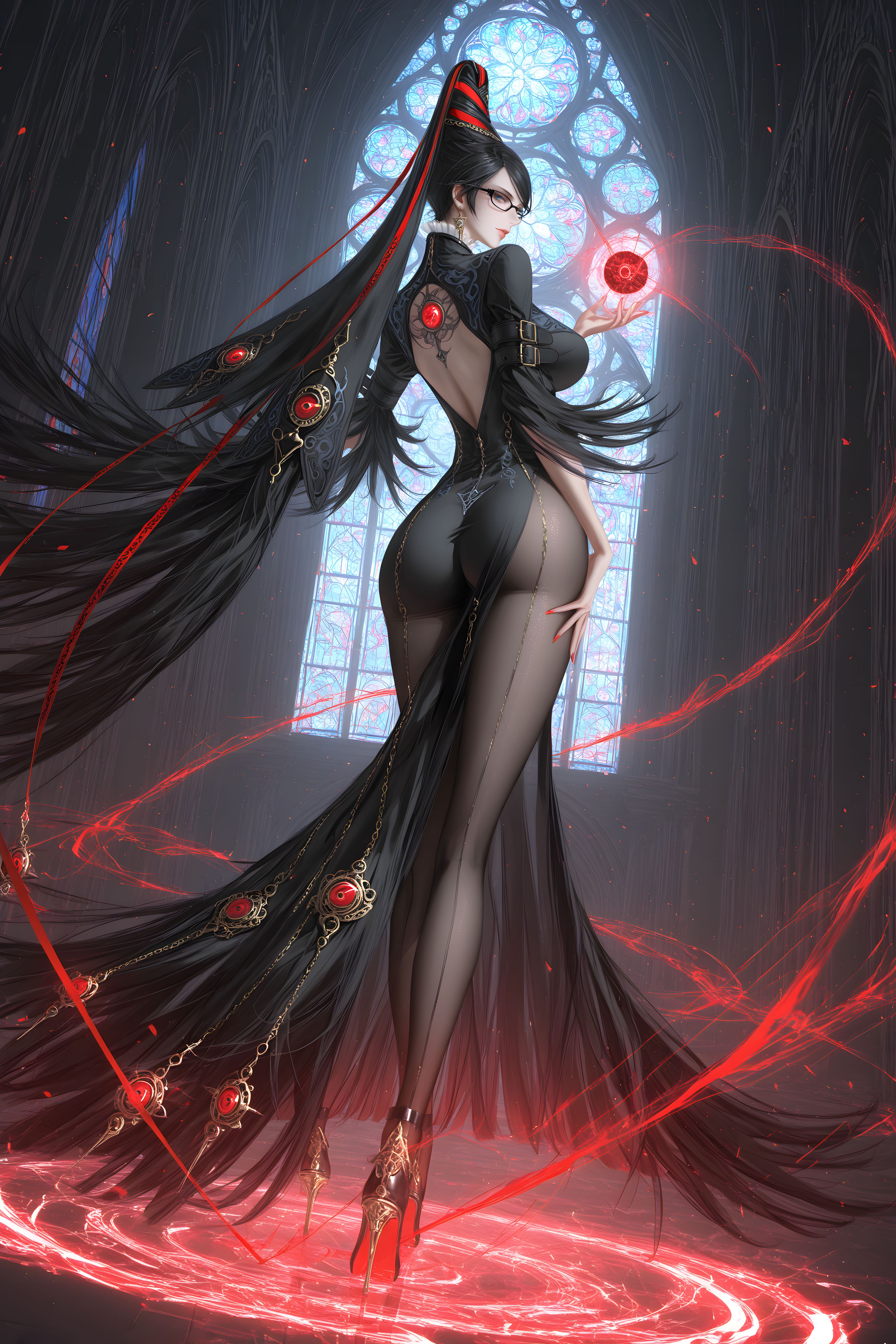 贝优妮塔 #猎天使魔女 #二次元 #游戏人物 #手机壁纸  第4张