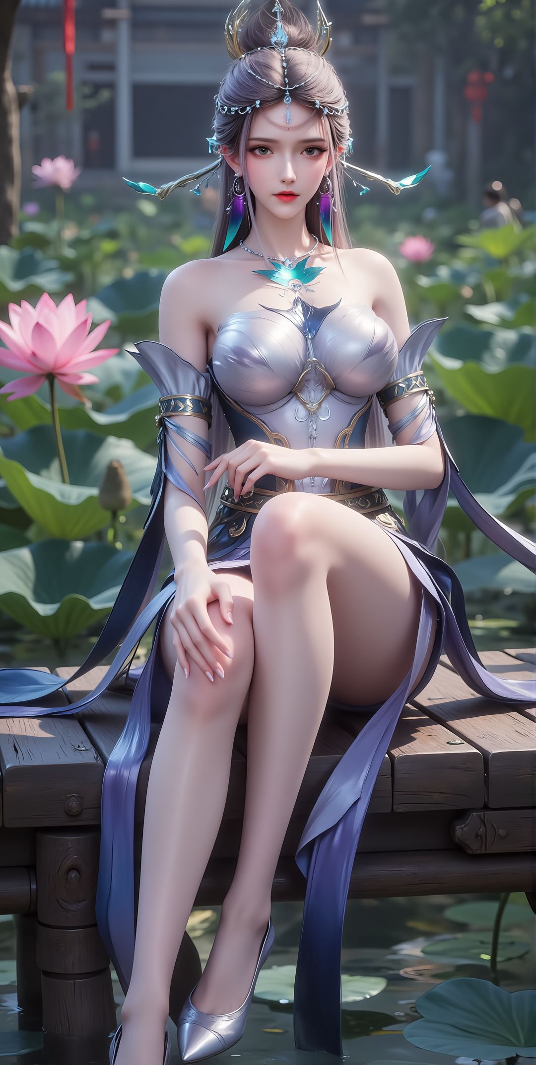 冷幻#国漫女神壁纸#手机壁纸#美女壁纸#性感女神  第4张