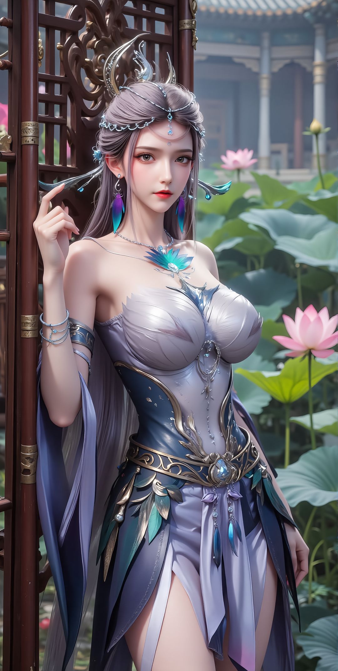 冷幻#国漫女神壁纸#手机壁纸#美女壁纸#性感女神  第2张