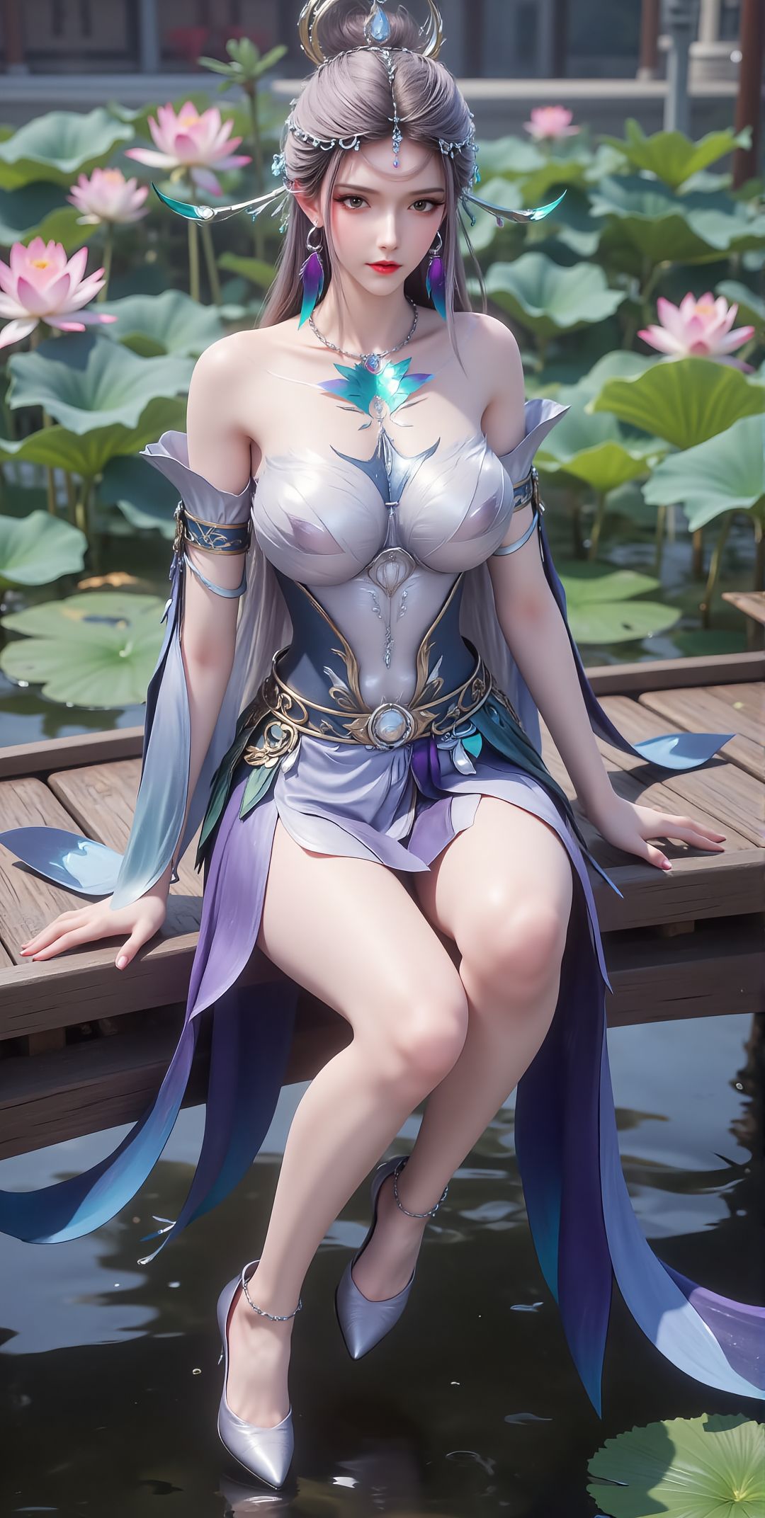 冷幻#国漫女神壁纸#手机壁纸#美女壁纸#性感女神  第3张