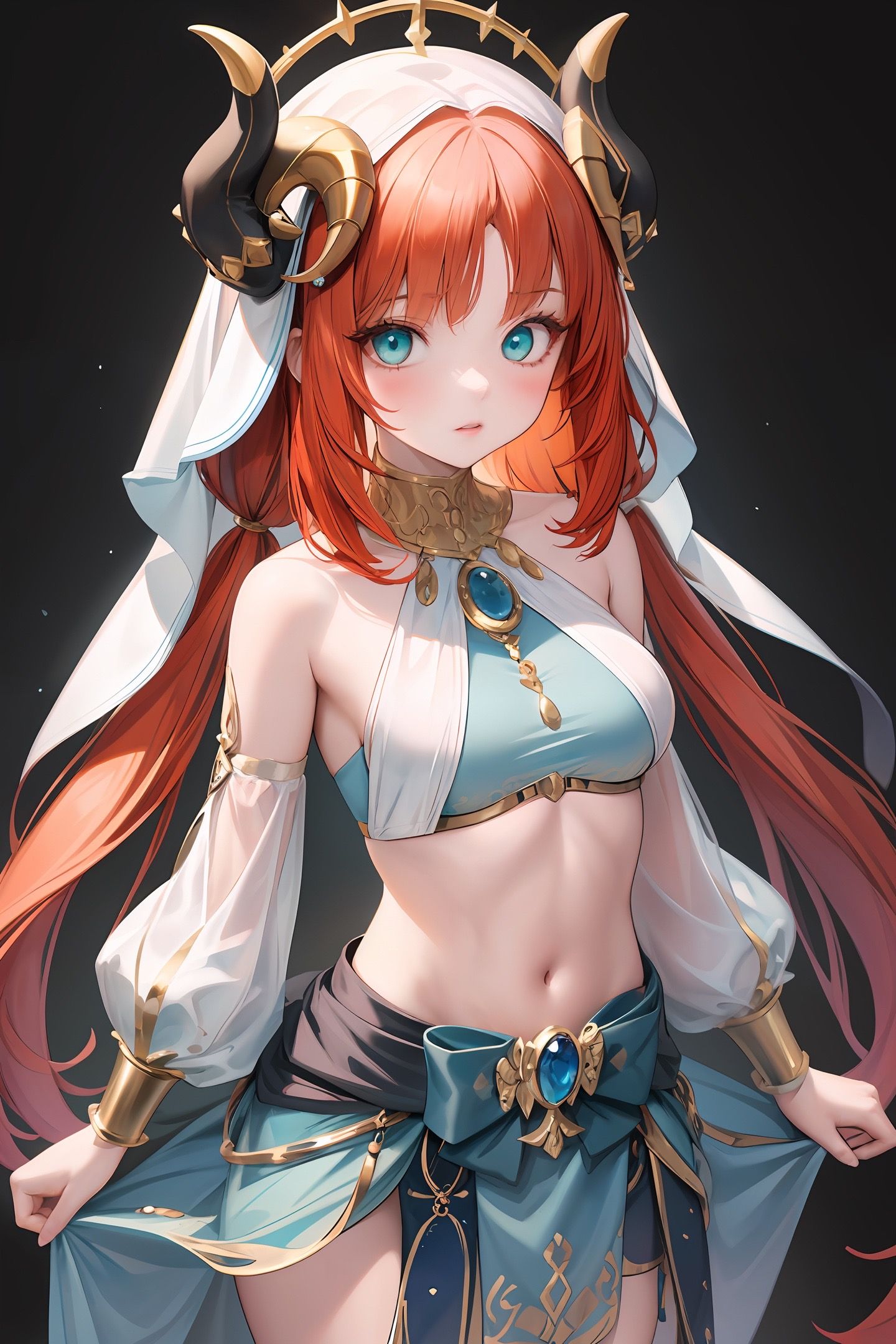 Ai绘画。妮露#妮露 #二次元美图 #美图分享 #二次元 #原神  第1张
