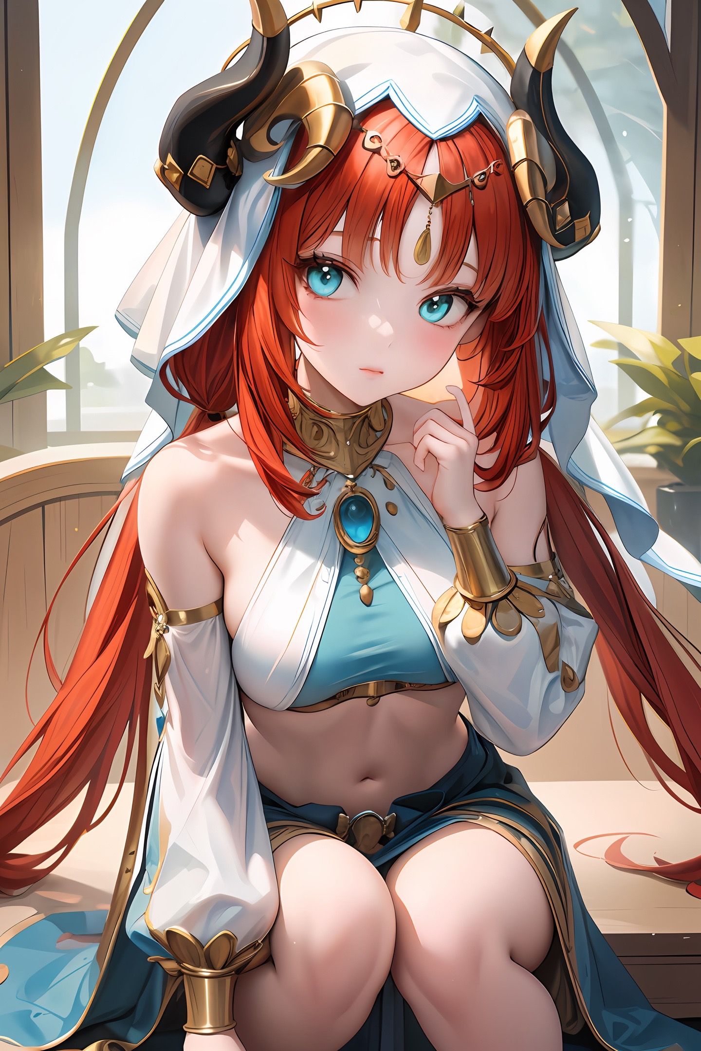 Ai绘画。妮露#妮露 #二次元美图 #美图分享 #二次元 #原神  第2张