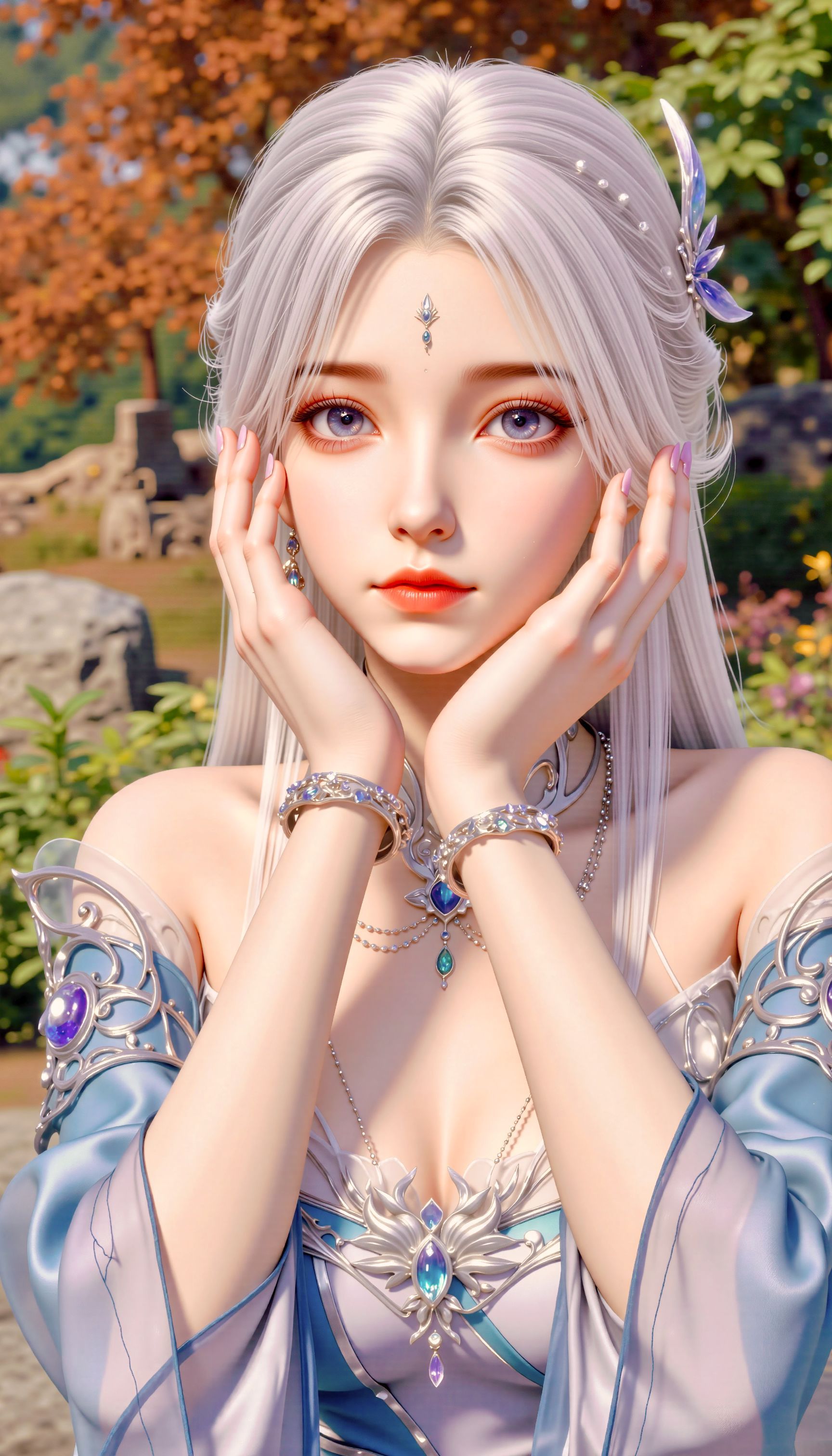 全屏高清壁纸 #国漫女神#美女壁纸  第3张