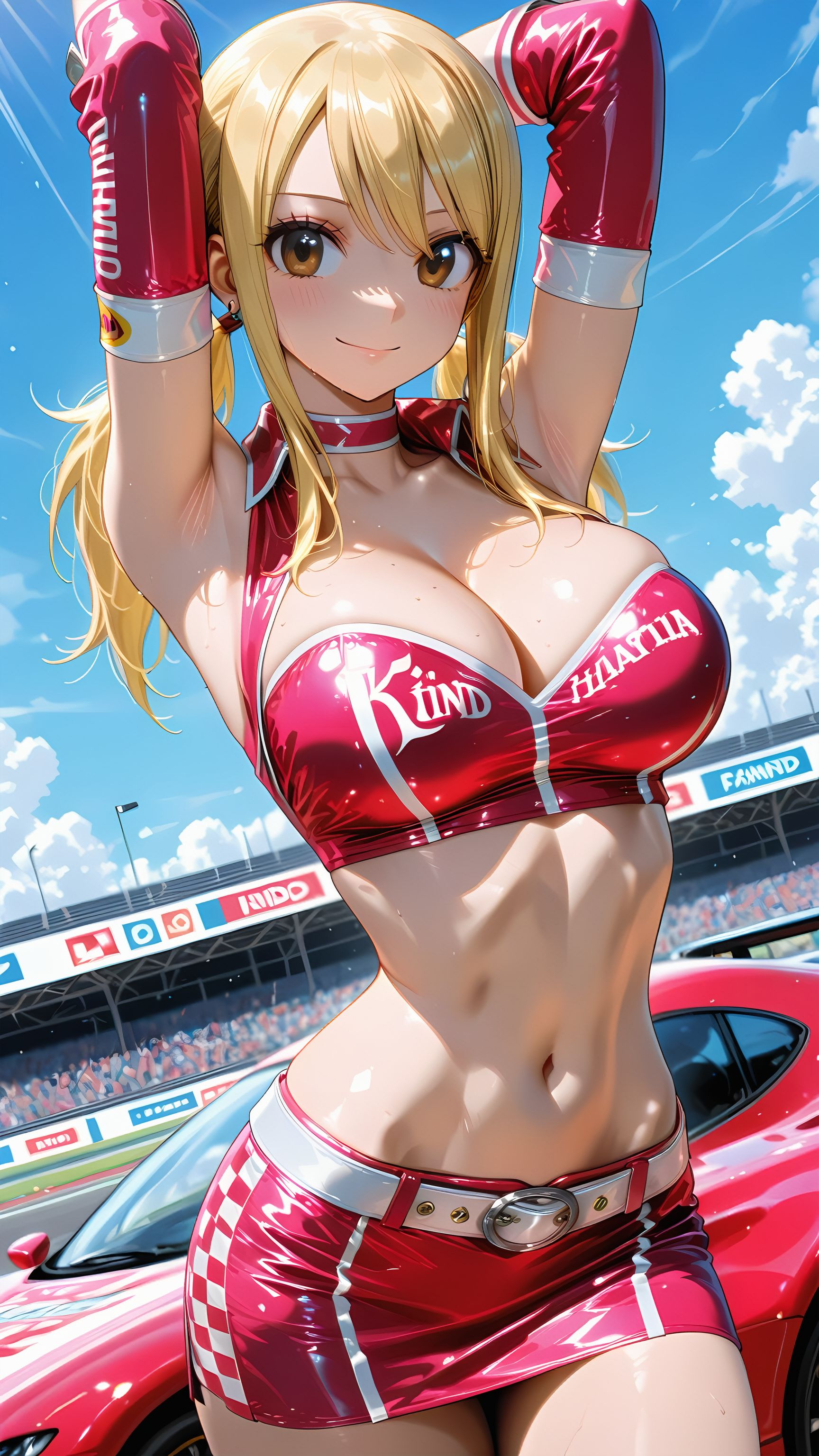 赛车女郎。#女神 #二次元 #性感#美女壁纸  第2张