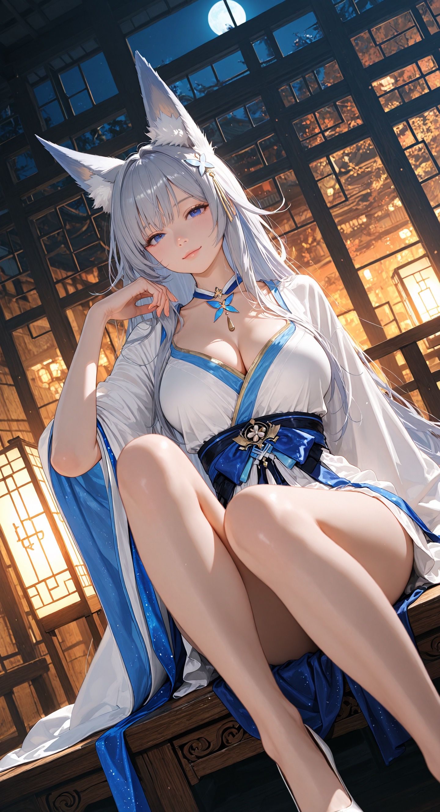 二次元美女#美女壁纸#手机壁纸#大长腿  第3张