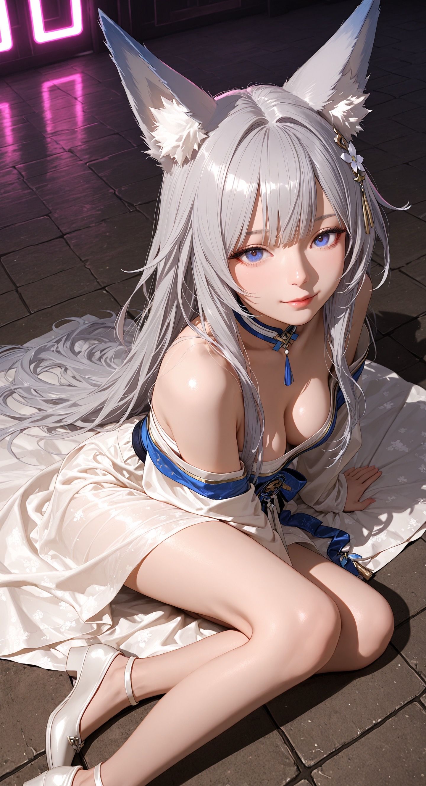 二次元美女#美女壁纸#手机壁纸#大长腿  第4张