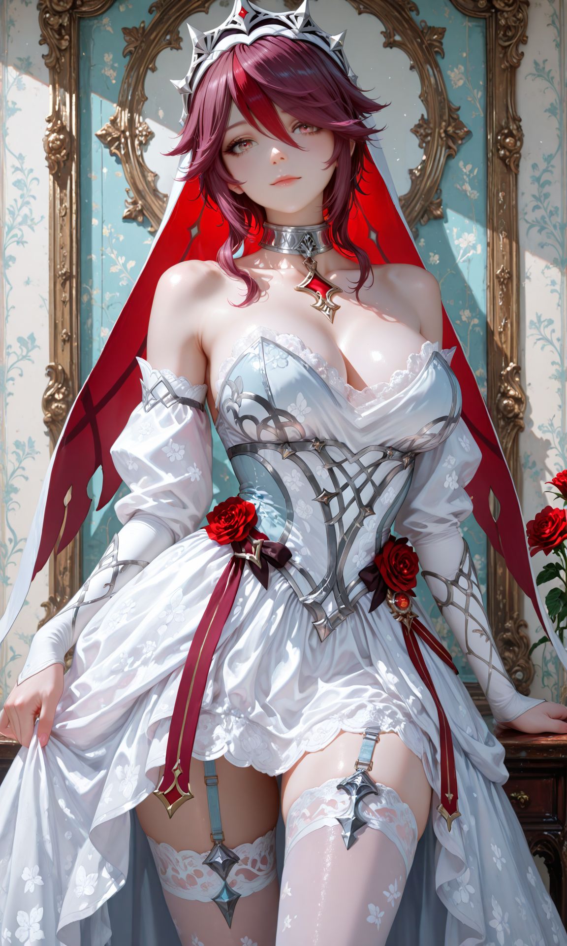 罗莎莉亚，亲爱的，结婚吗。#二次元 #动漫壁纸 #二次元少女 #壁纸 #原神  第4张