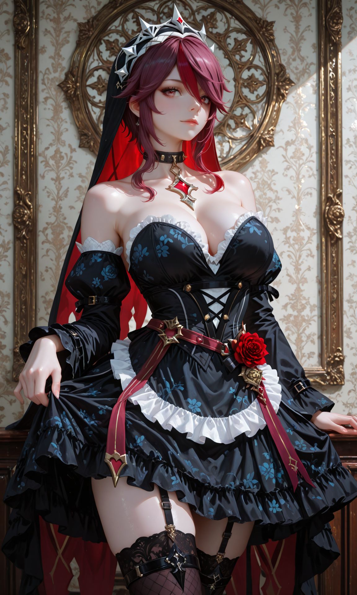 罗莎莉亚，亲爱的，结婚吗。#二次元 #动漫壁纸 #二次元少女 #壁纸 #原神  第2张